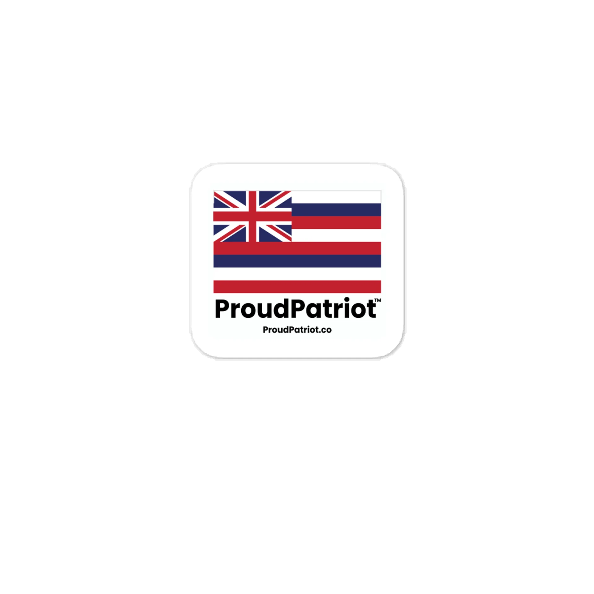 Hawaii State Flag Vinyl Sticker product image (1)