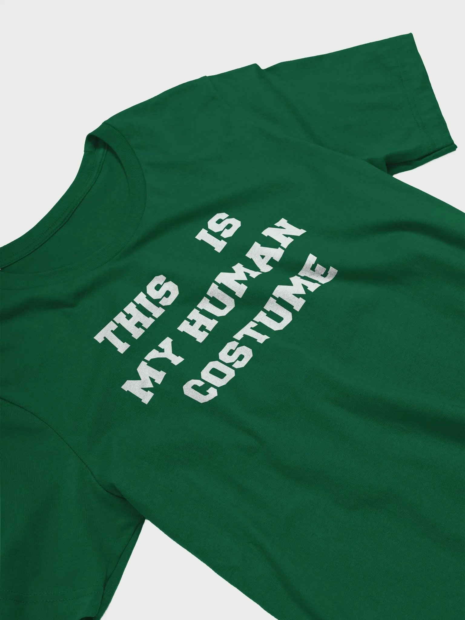 This is my human costume supersoft unisex t-shirt product image (4)