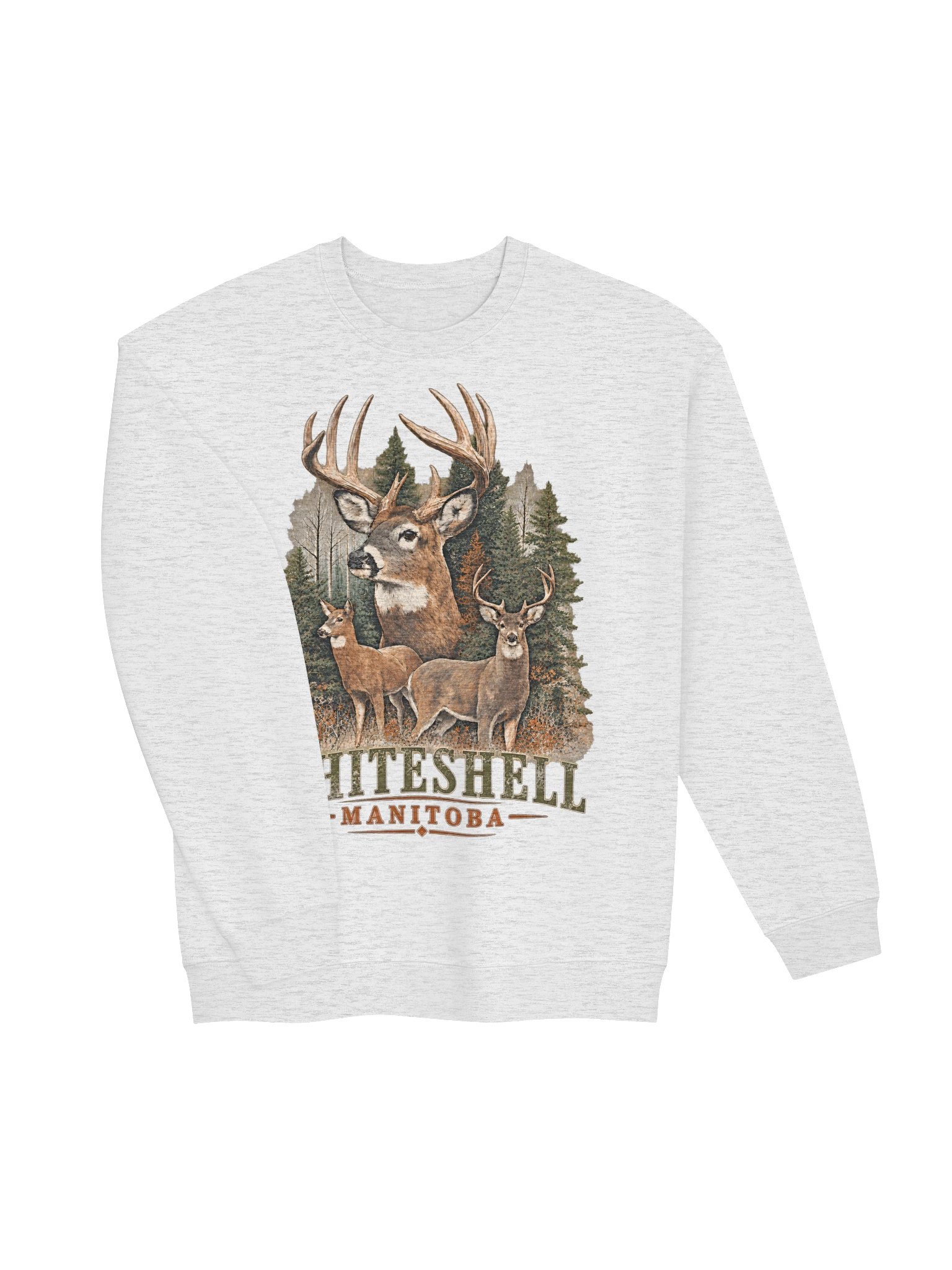 Whiteshell whitetail deer crewneck product image (4)