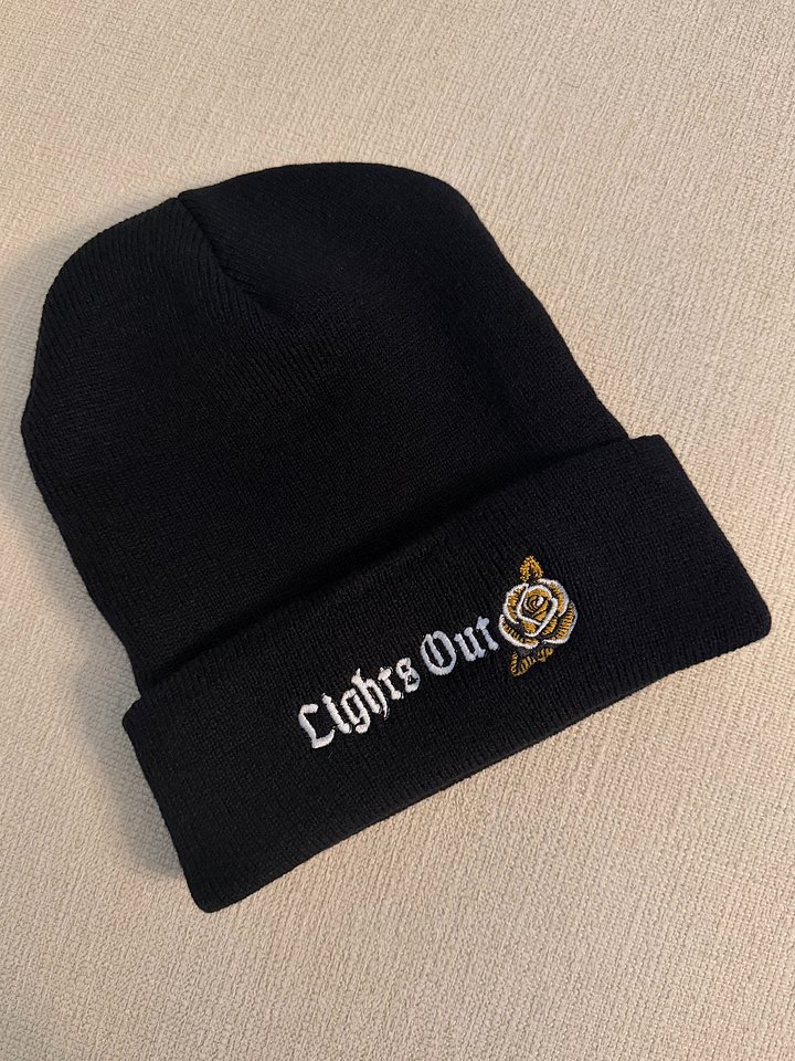 Lights Out Rose Beanie product image (1)