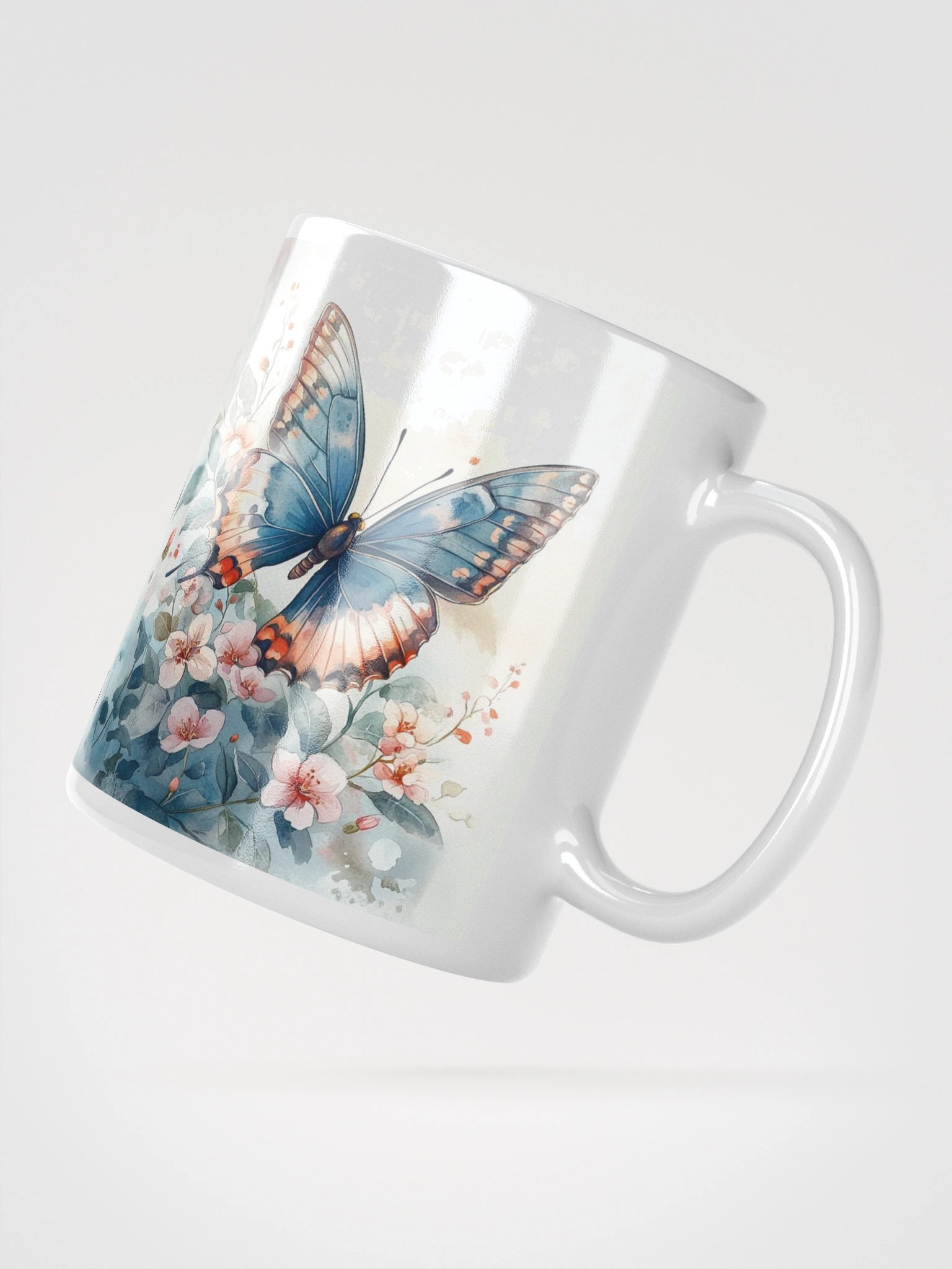 Psalm 115 Christian Coffee Cup, Floral Tea Mug, Coffee Mug Christianity, product image (3)