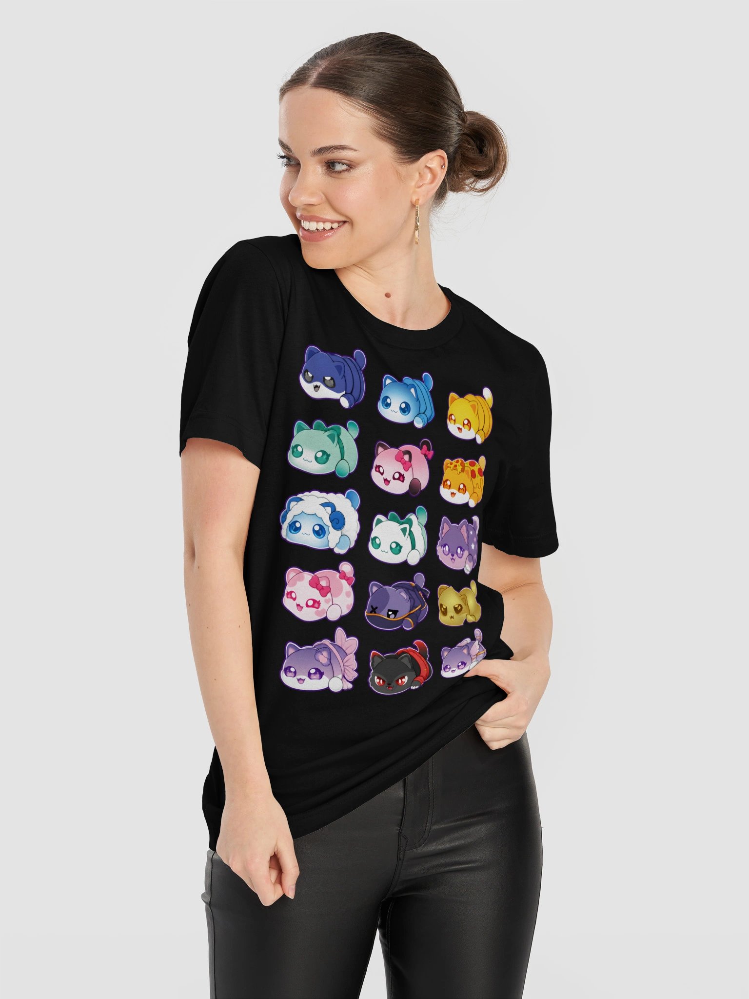 Meemeows Cat Collection T-Shirt – Cute Kawaii Cats product image (11)
