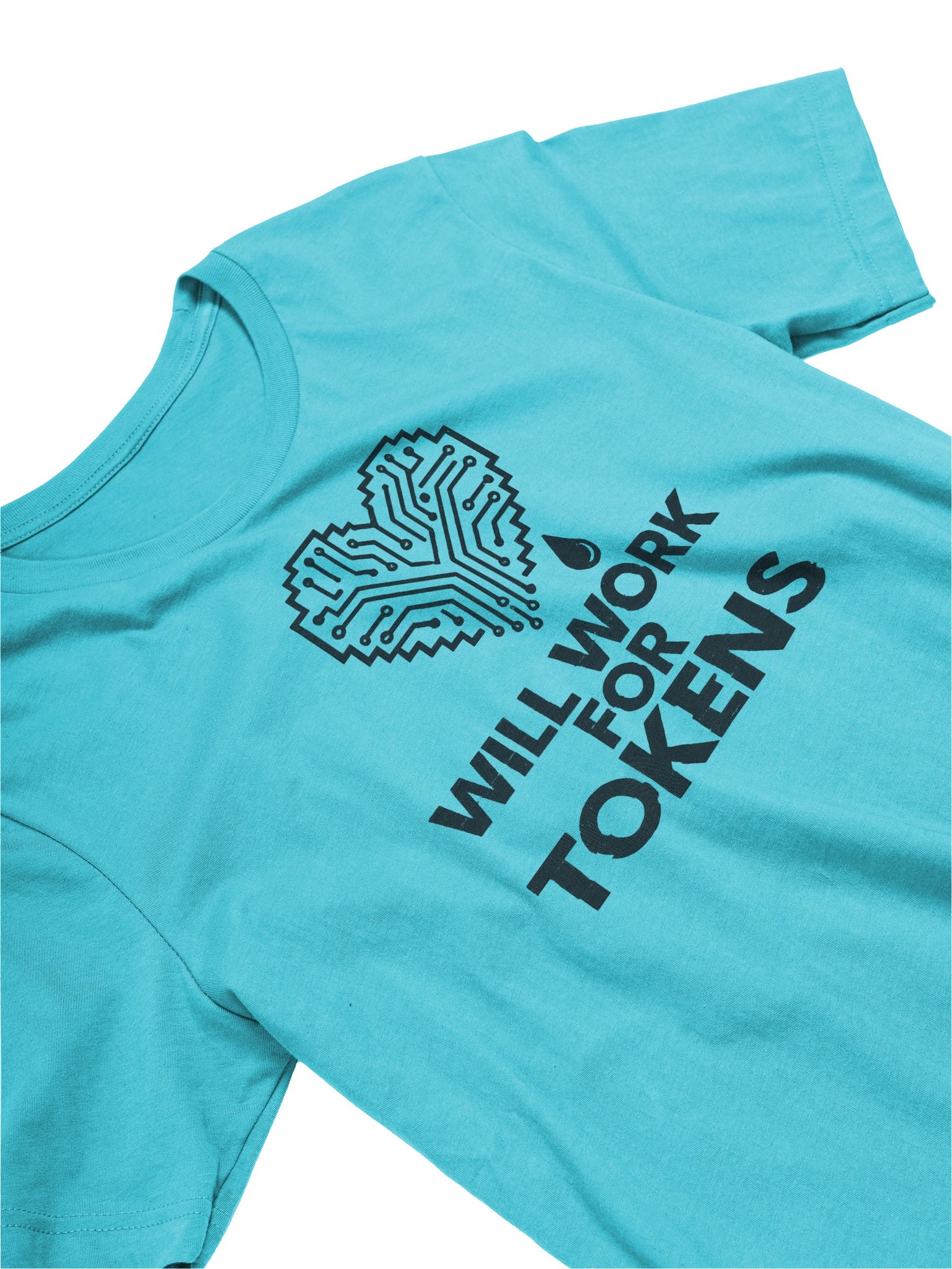 Will work for Tokens Canvas T-shirt  product image (3)