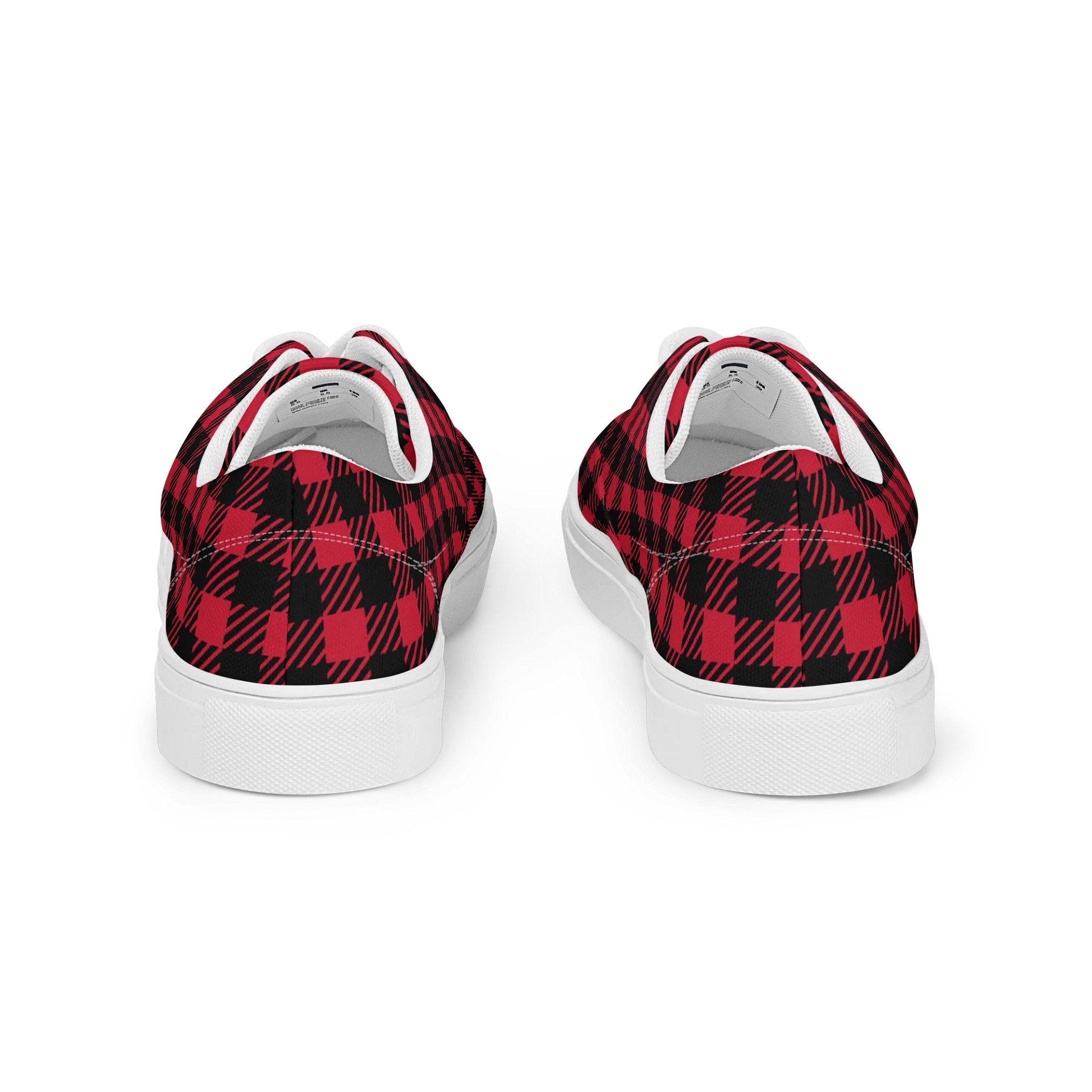 Plaid Fusion Men's Canvas Shoes product image (4)