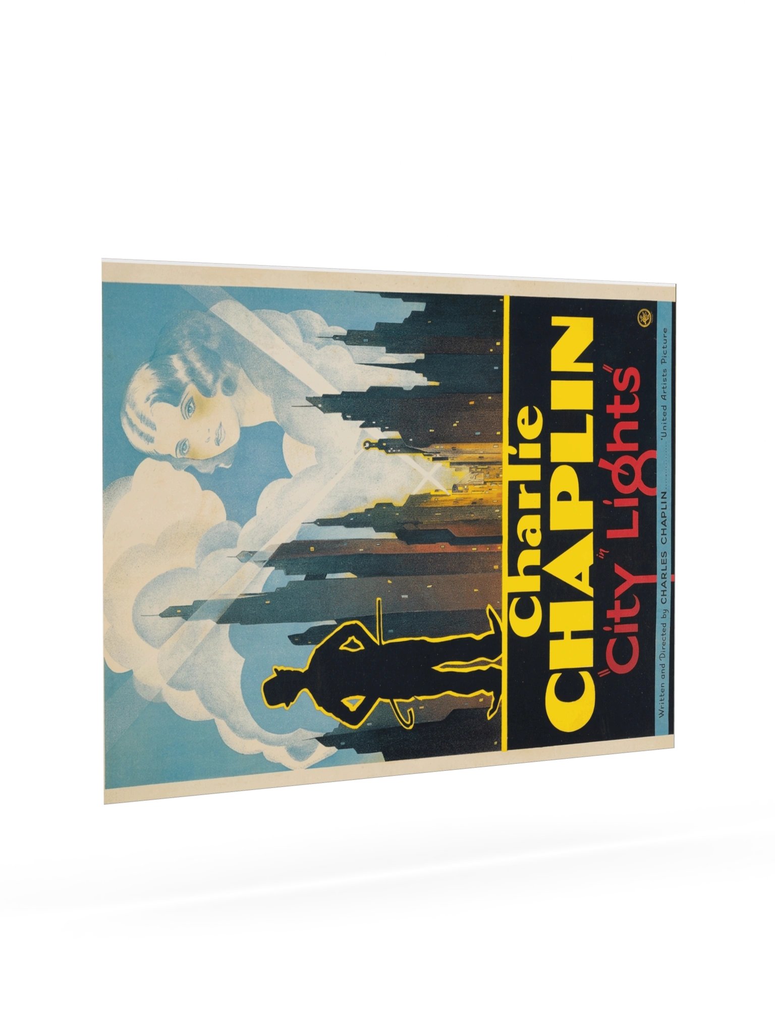 City Lights (1931) – Charlie Chaplin Vintage Movie Poster product image (14)