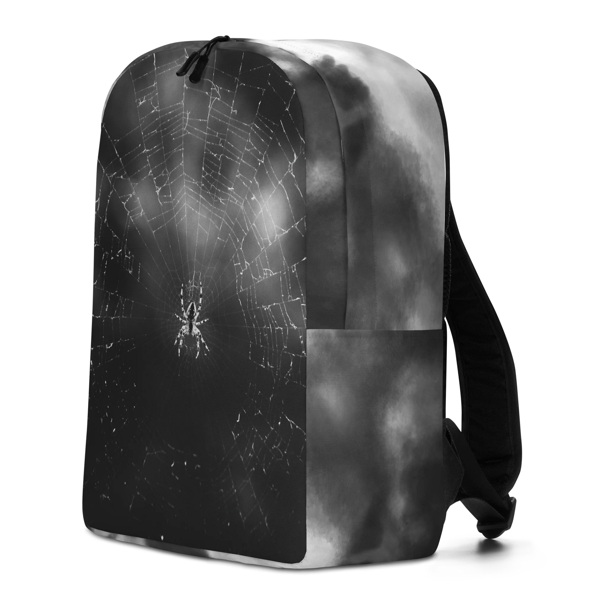 Design-backpack - Spider in the web, monochrome product image (4)