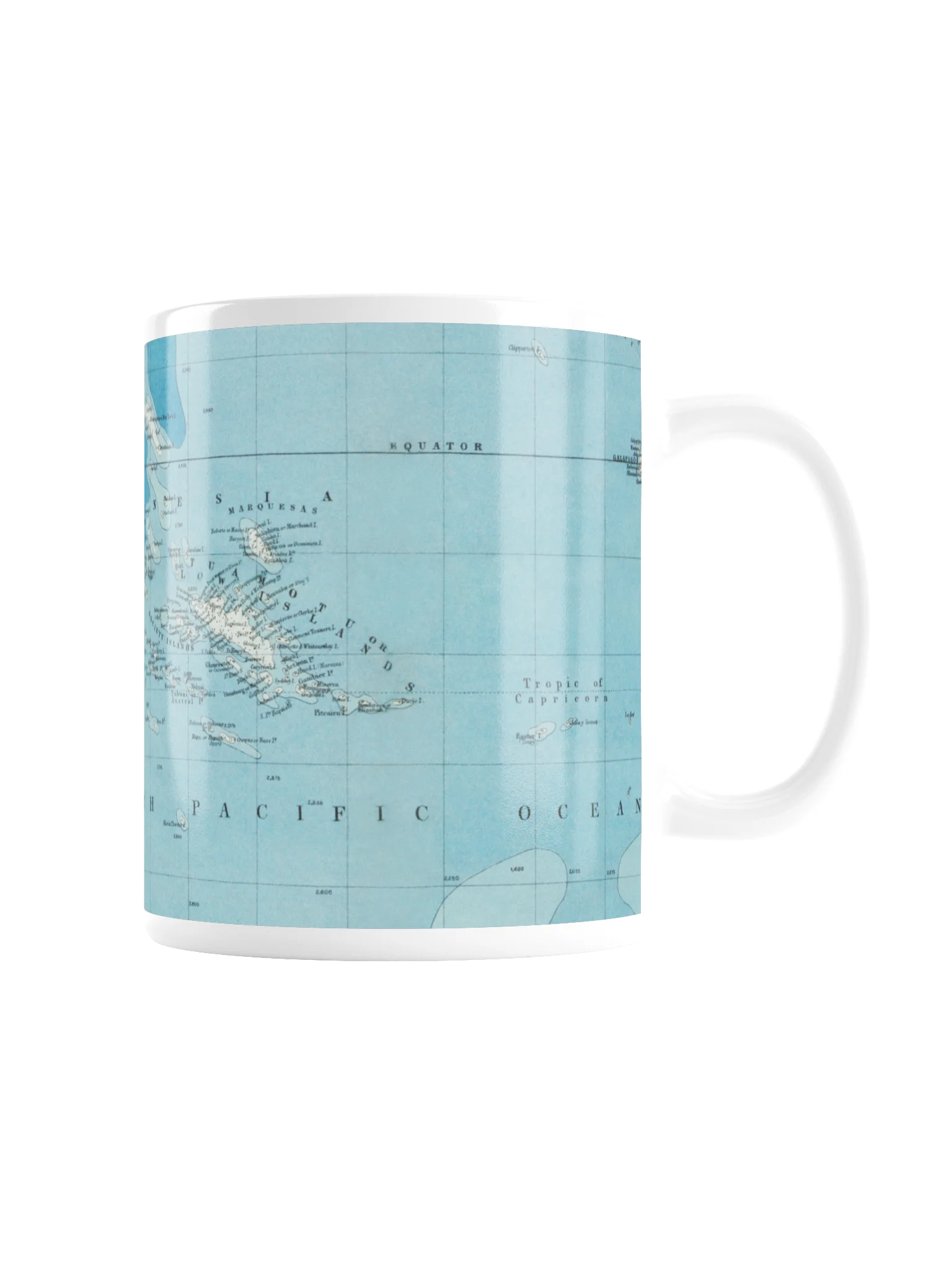 Vintage South Pacific Map Mug product image (7)