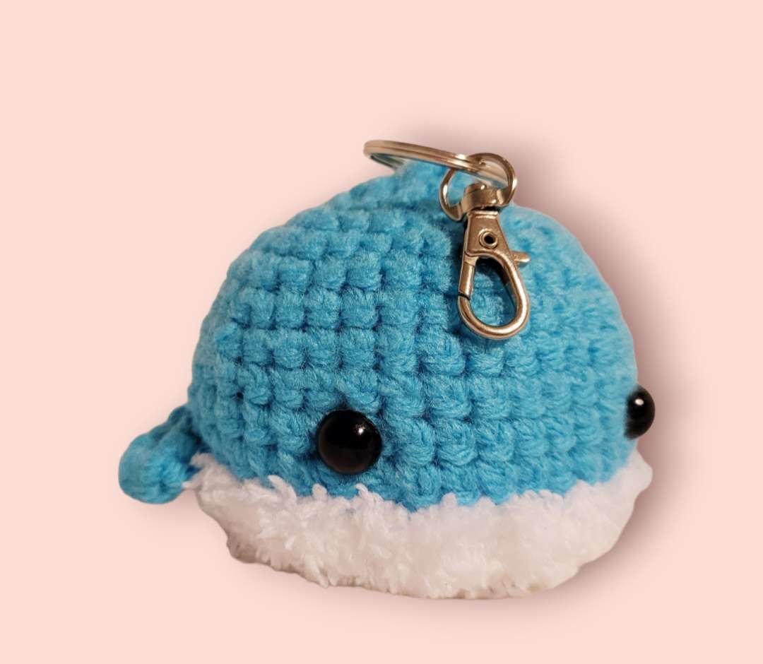 Chunky whale keyring! product image (1)