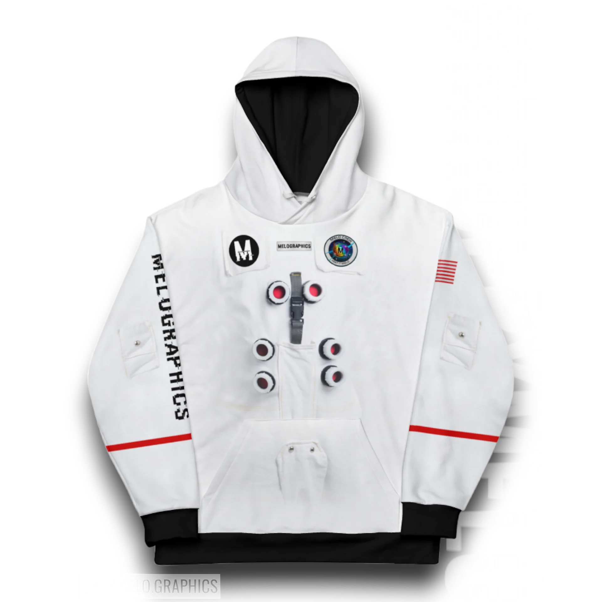 Astronaut Suit: #MeloCrew - Ultimate Hoodie | #MadeByMELO product image (3)