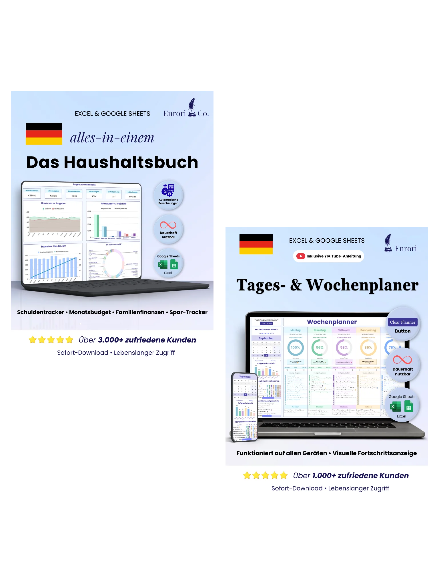 Das Haushaltsbuch + Tages- & Wochenplaner (10 % Rabatt) product image (1)
