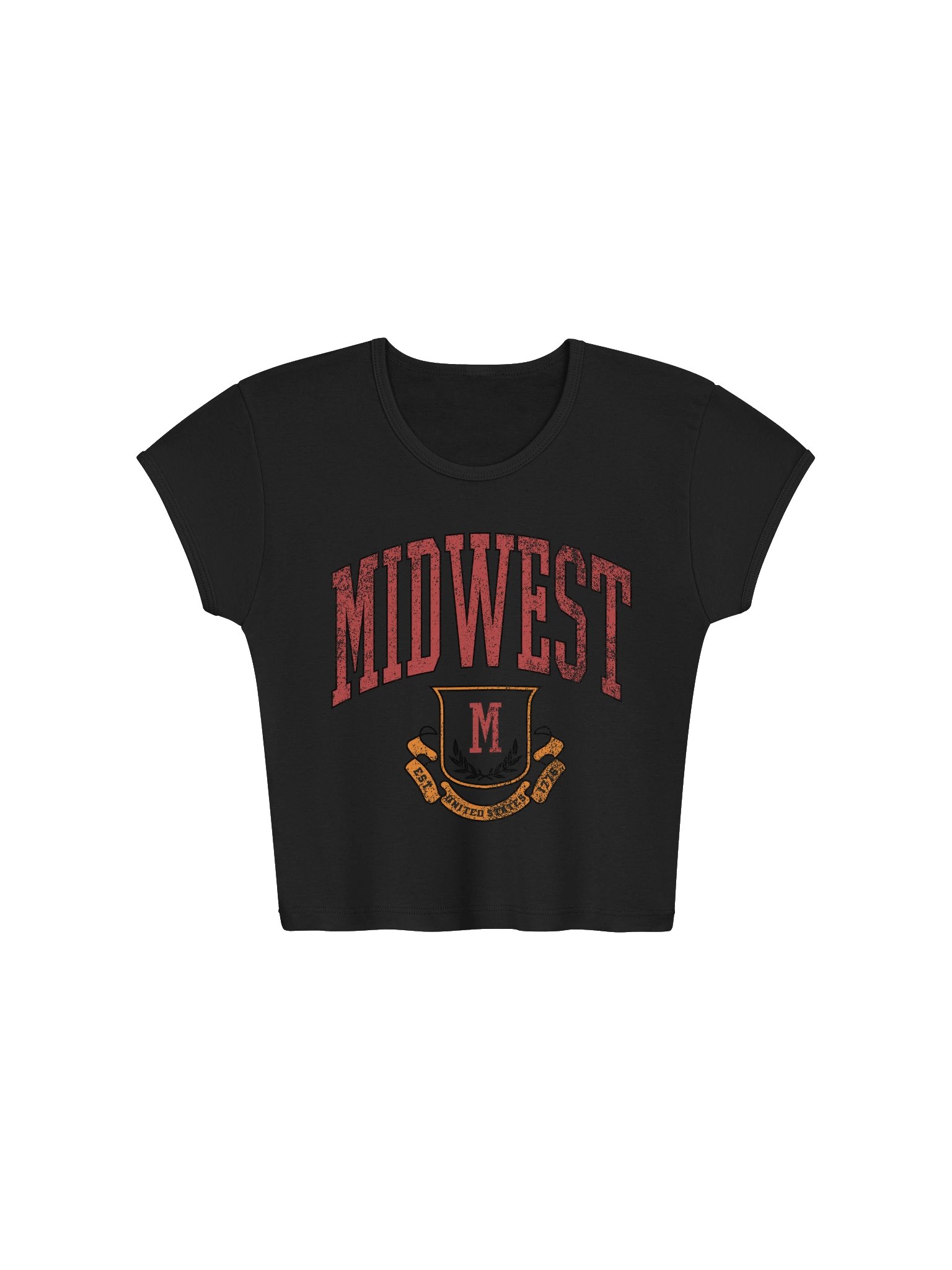 Midwest Crest Baby Tee product image (1)