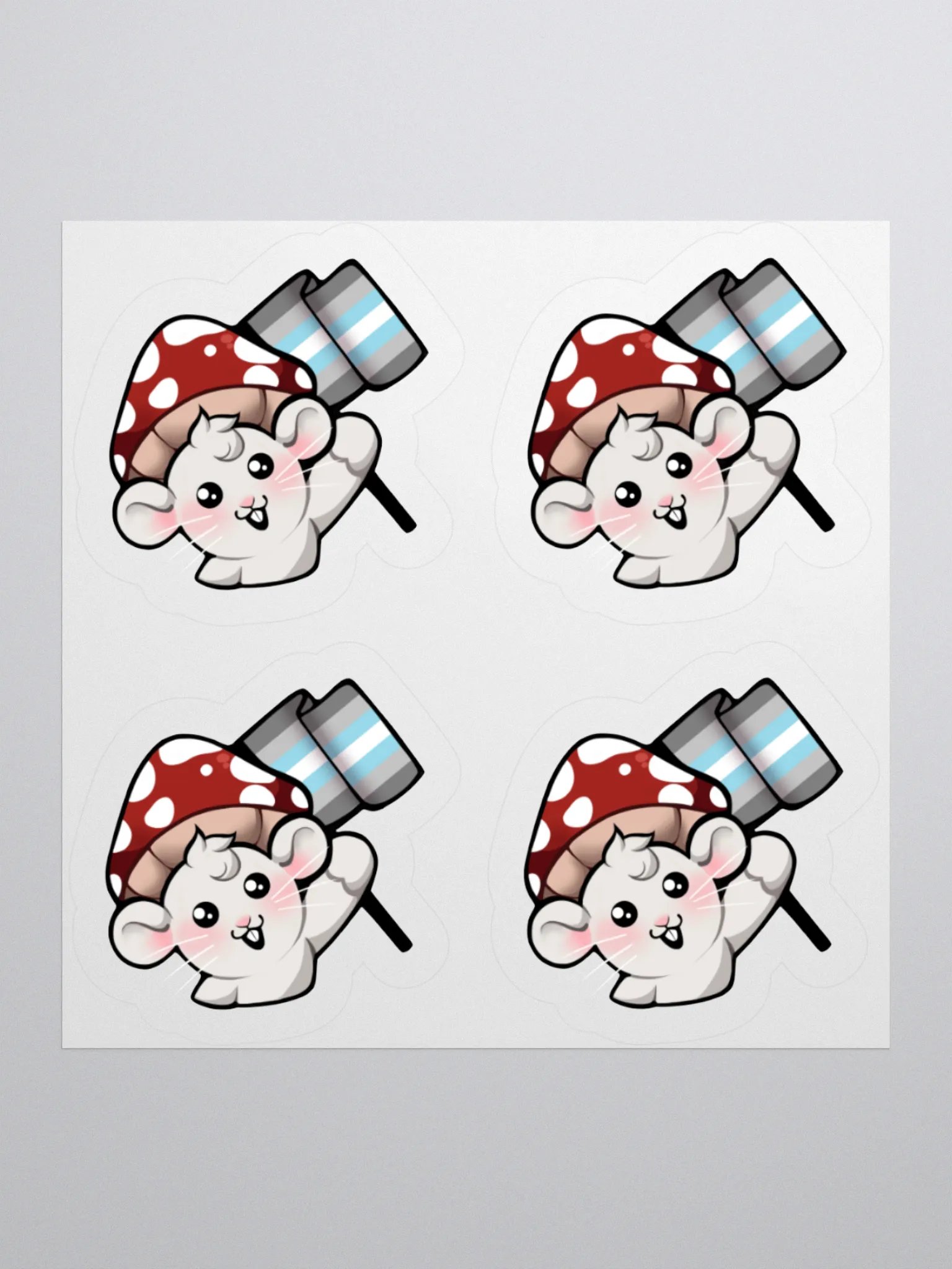 Demiboy Pride Flag Stickers product image (1)