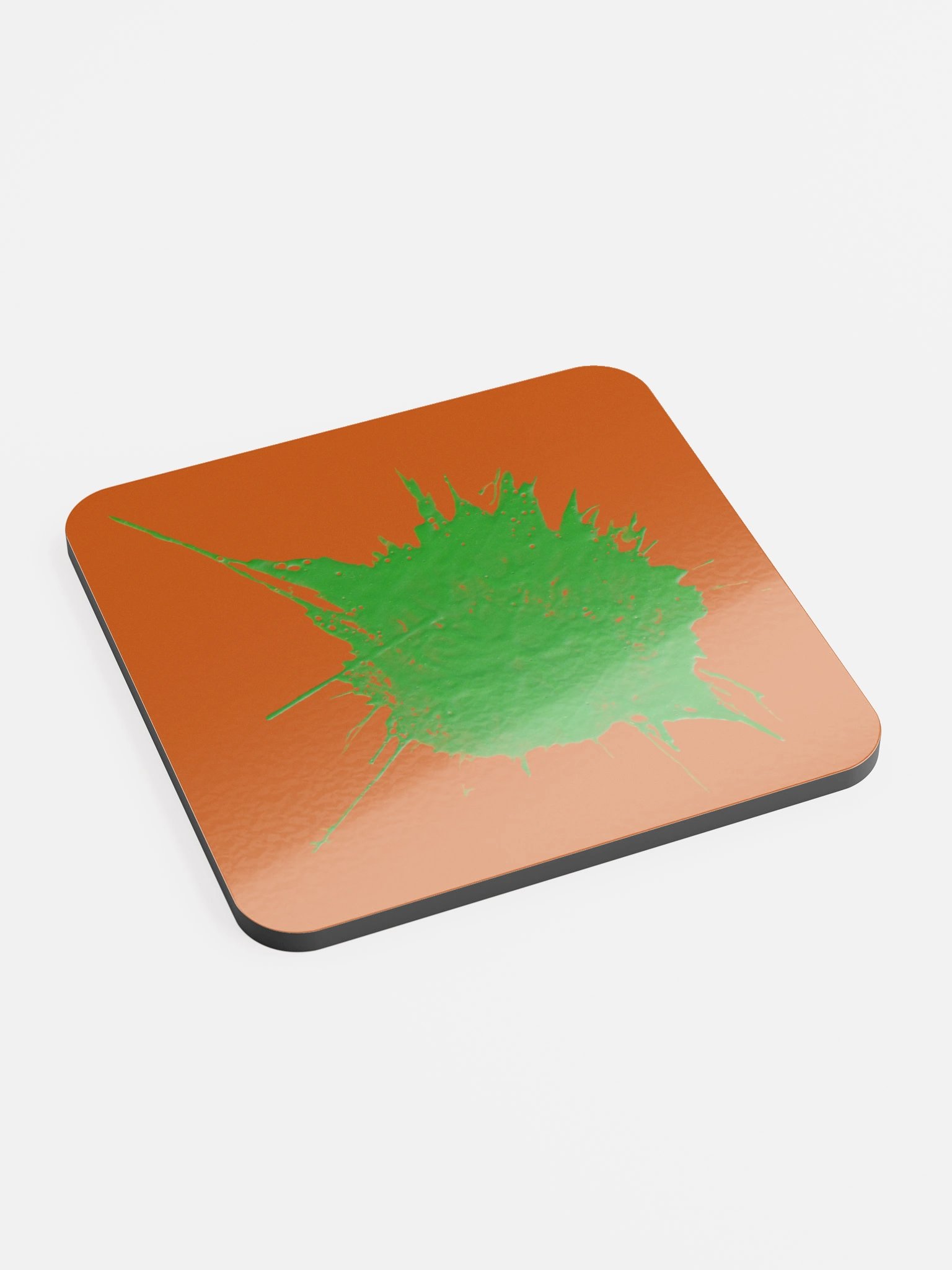 Nostalgic Green Splatter Coaster product image (2)