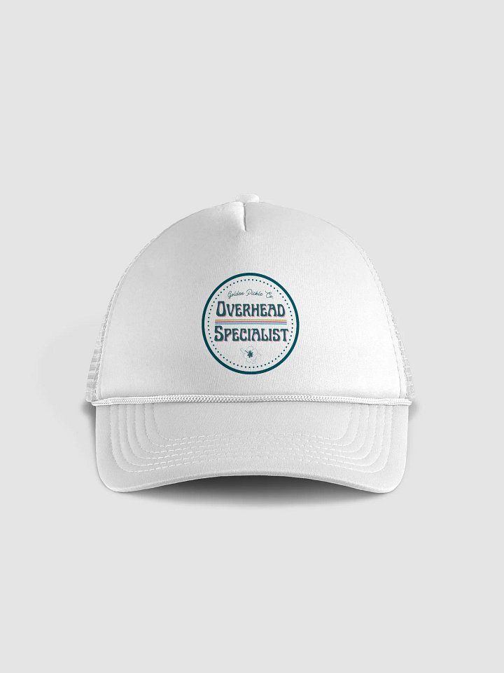Overhead Specialist Emblem Trucker Hat product image (1)