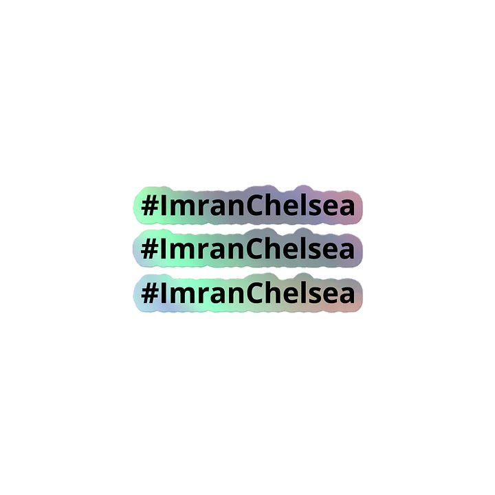 #ImranChelsea Sticker Sheet - Holographic (3 Pack) product image (1)