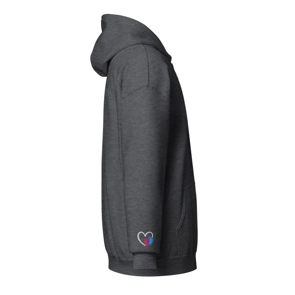 Personalized Embroidered Monogram Hooded Full Zip Jacket. (With Sleeve Element) product image (2)