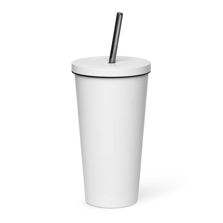 Insulated Tumbler with Straw product image (2)