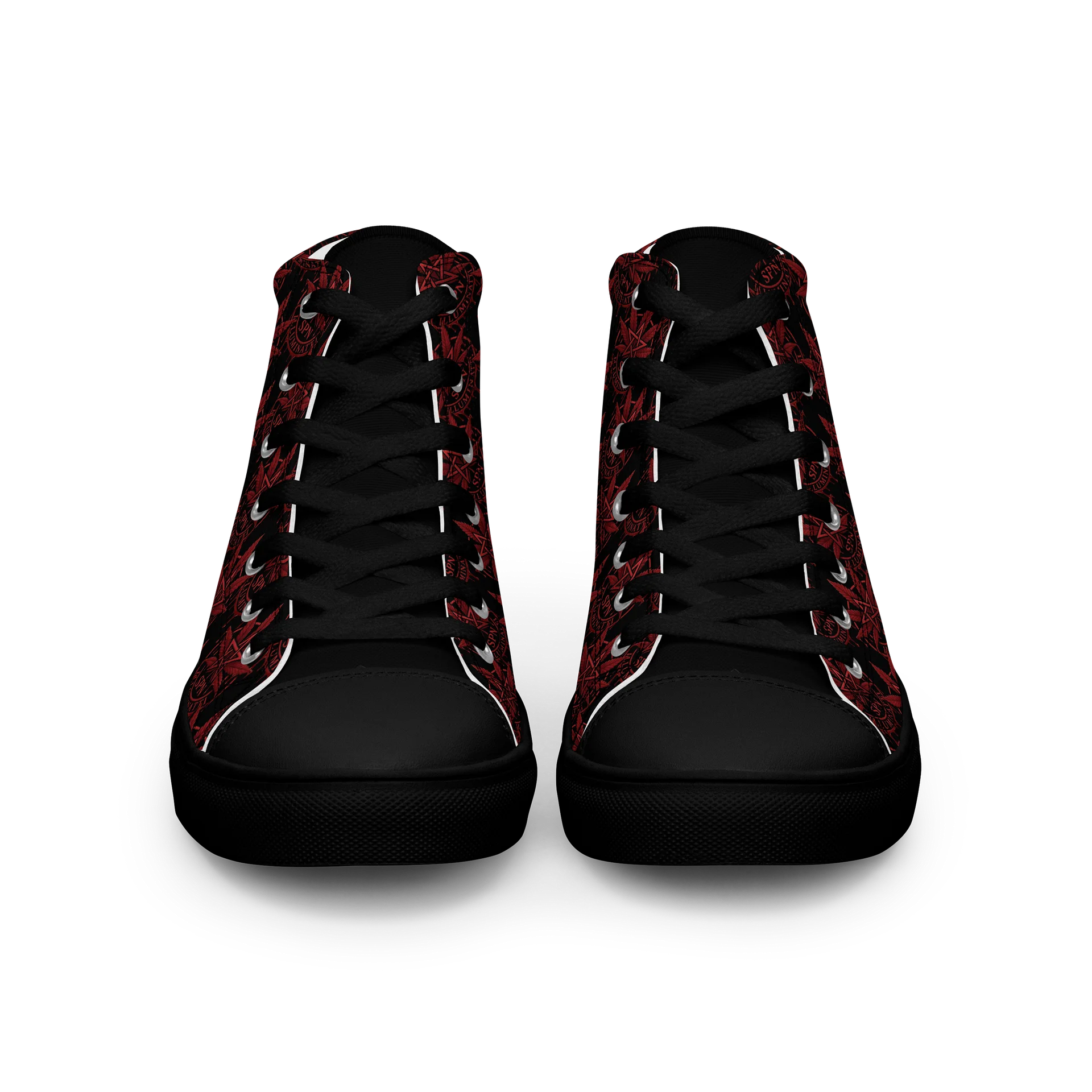 SPN Red & Black High Top Canvas Shoes product image (3)