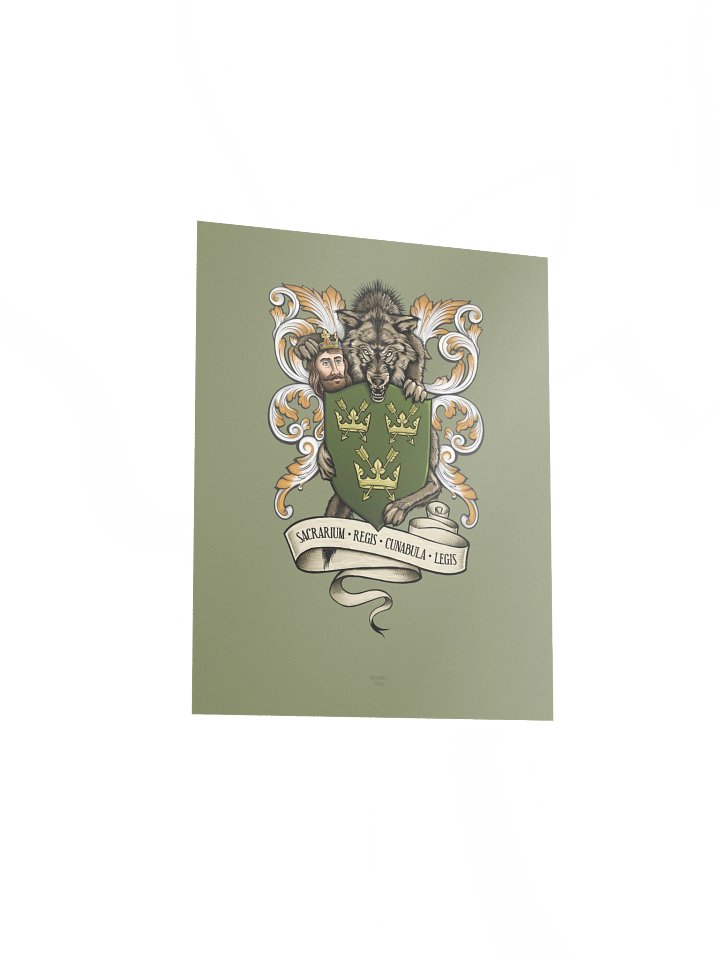Bury St Edmunds Coat of Arms — Heraldic Art Print product image (2)
