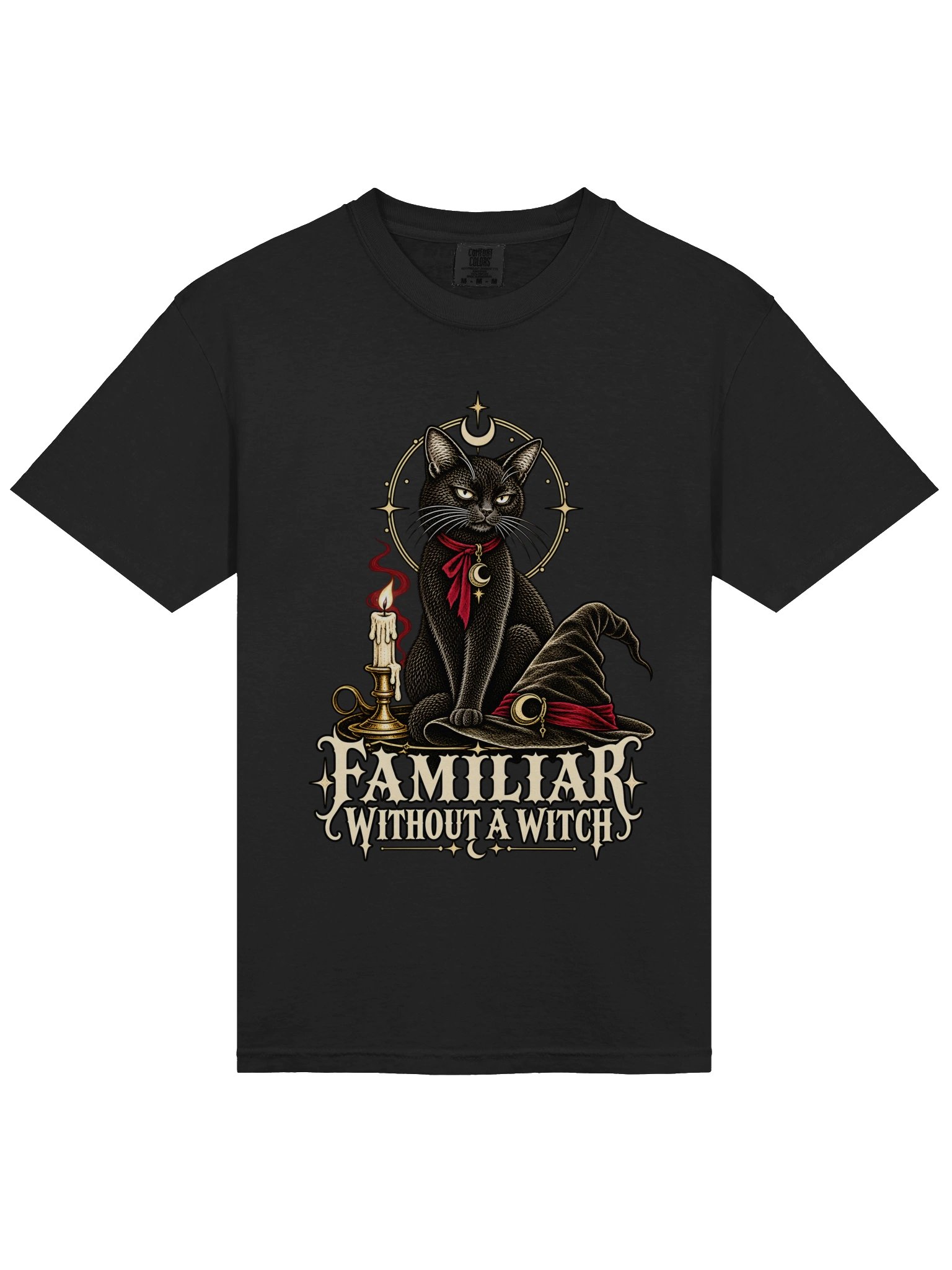 Familiar Without a Witch Cat T-Shirt product image (1)