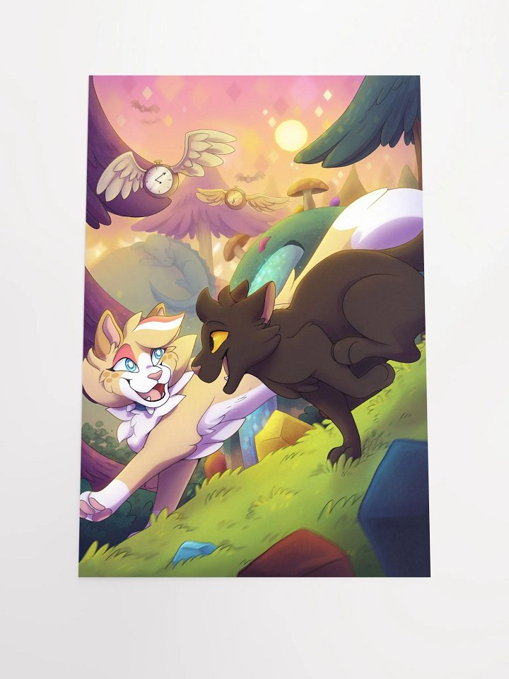 Cream & Spooky Cryptic Universe Poster (Textless) product image (1)