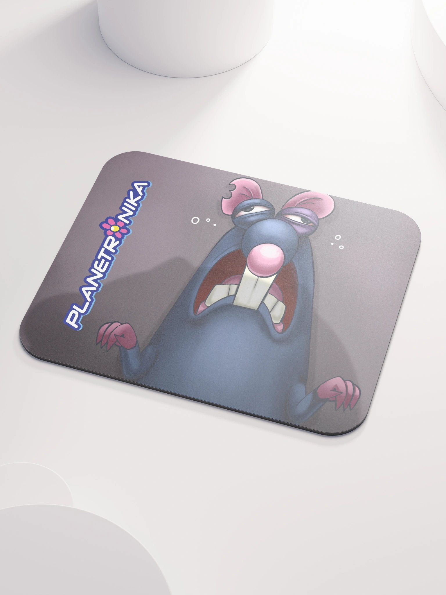 Plantronika Beat-Up Rat Mouse Pad product image (3)