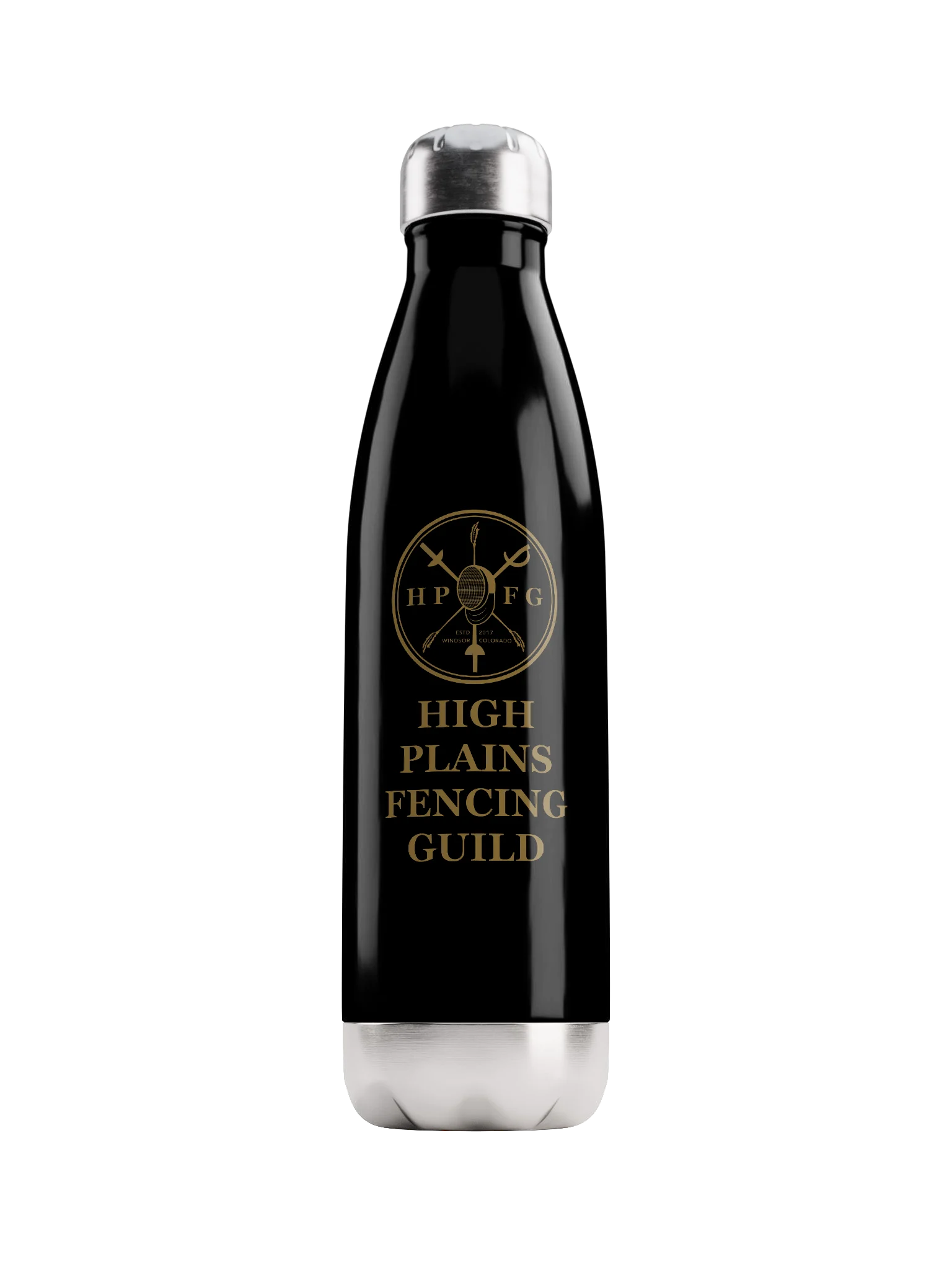 High Plains Fencing Club Stainless Steel Water Bottle product image (1)