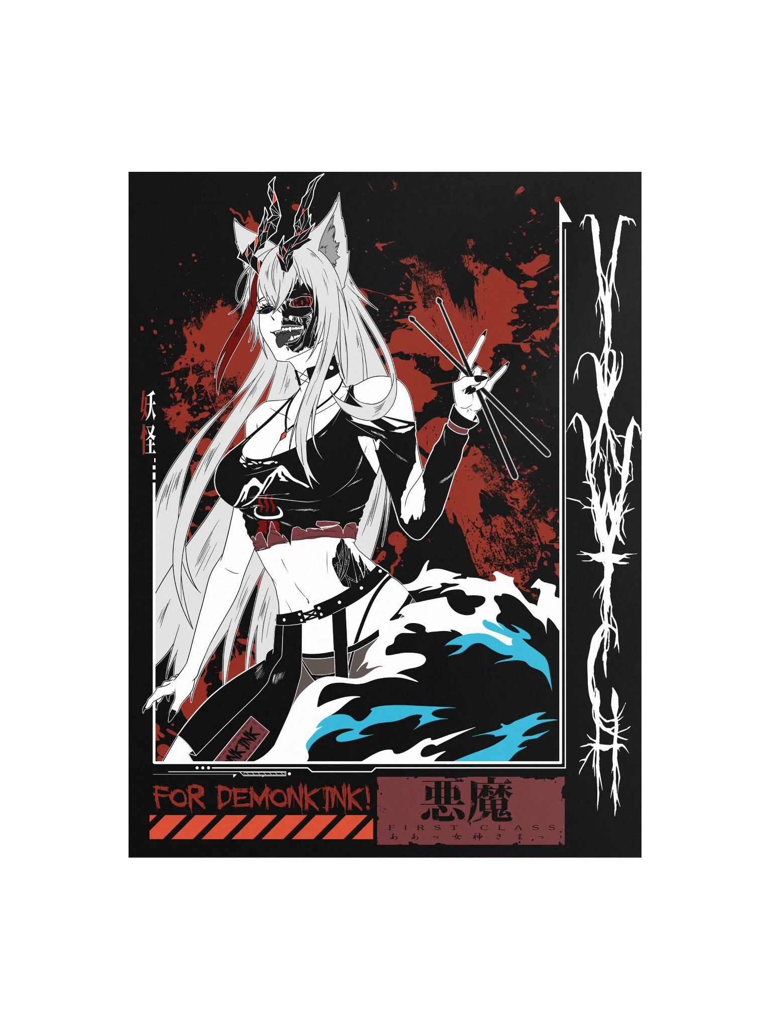 【VIXWYTCH】Retro Cyborg Attack Poster product image (1)