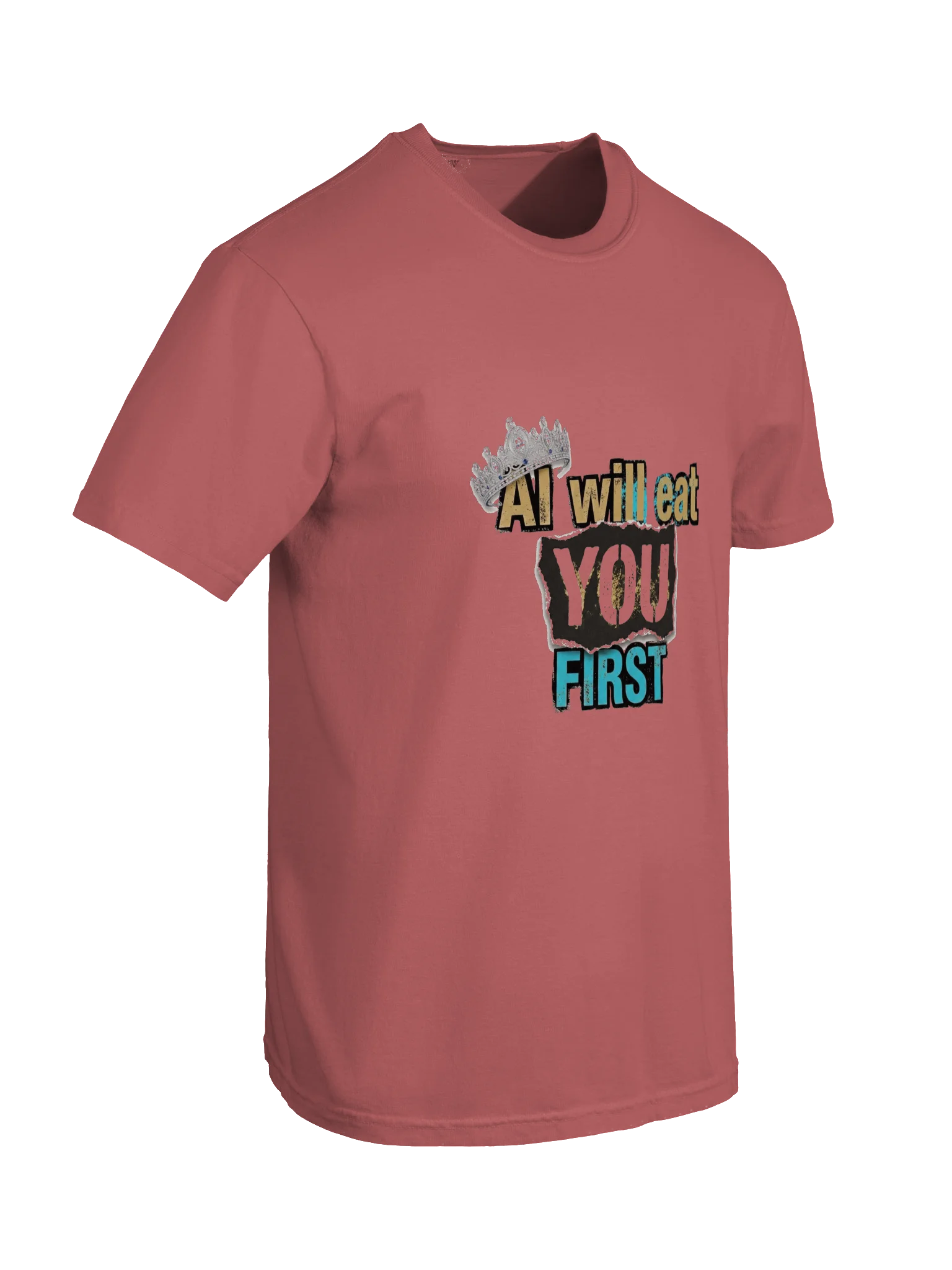AI Will Eat YOU First Shirt – Funny AI Meme Graphic Tee product image (71)