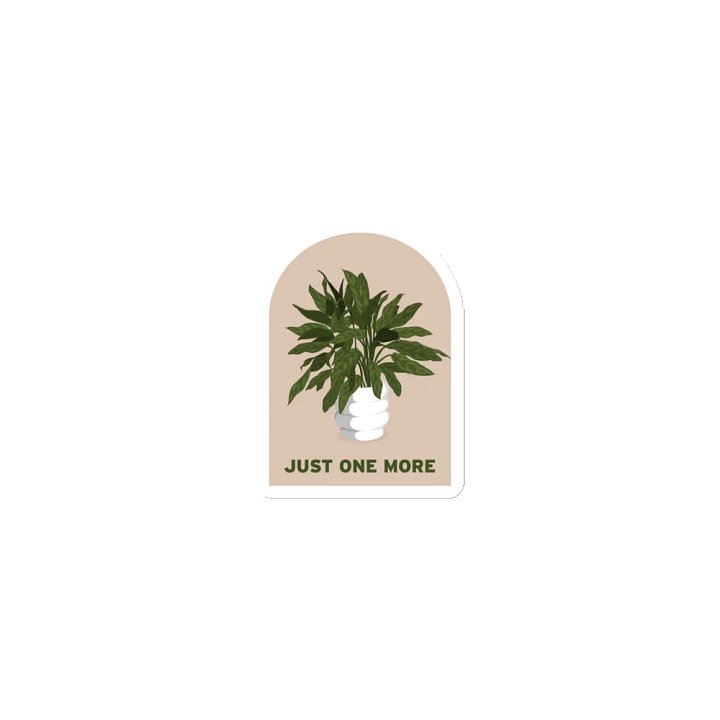 Just One More Plant Magnet product image (1)