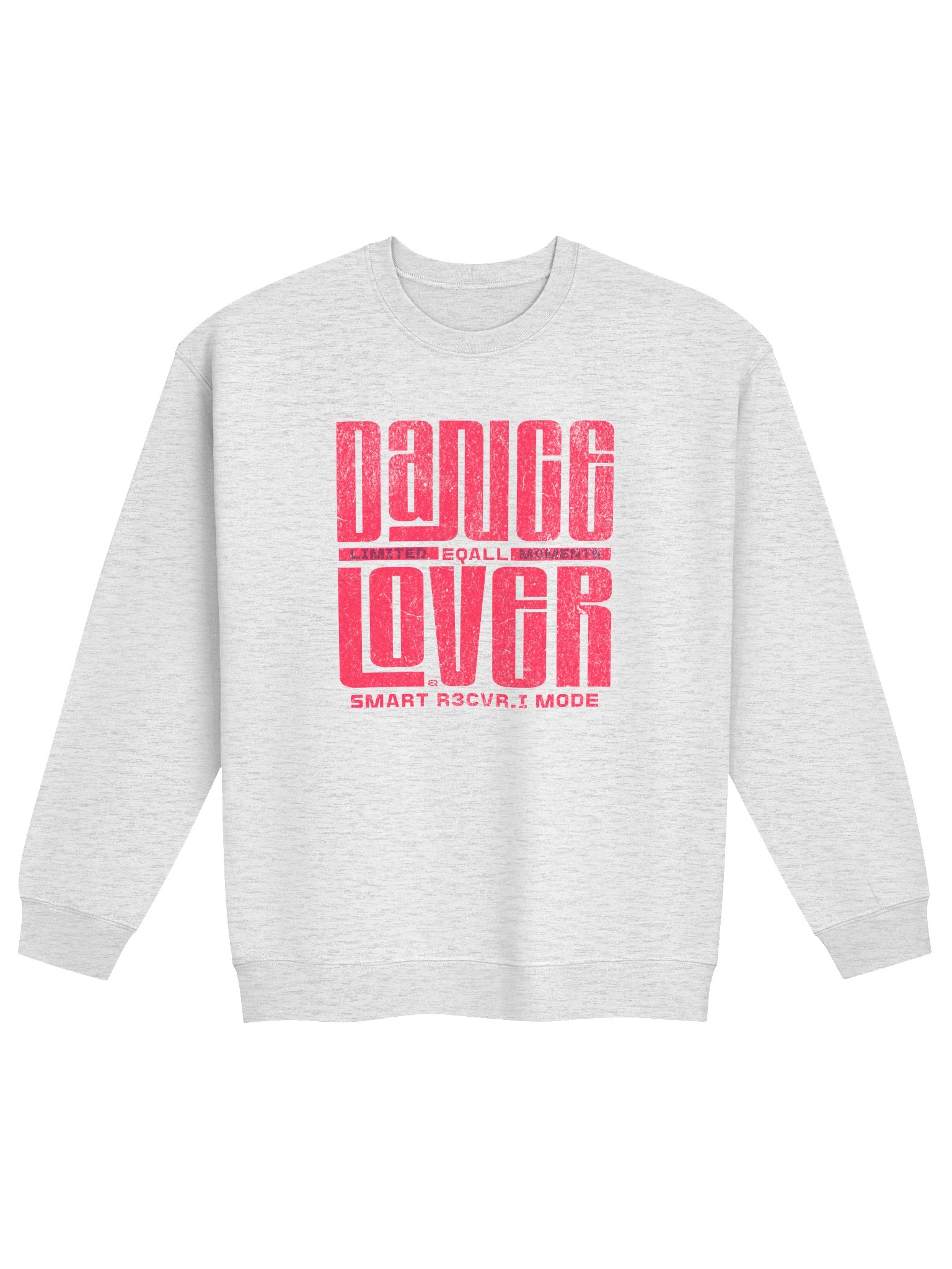 Limited DANCE Lover Moments Crewneck Sweatshirt_R3CVR.i mode by EQALL® Essentials_Red product image (1)