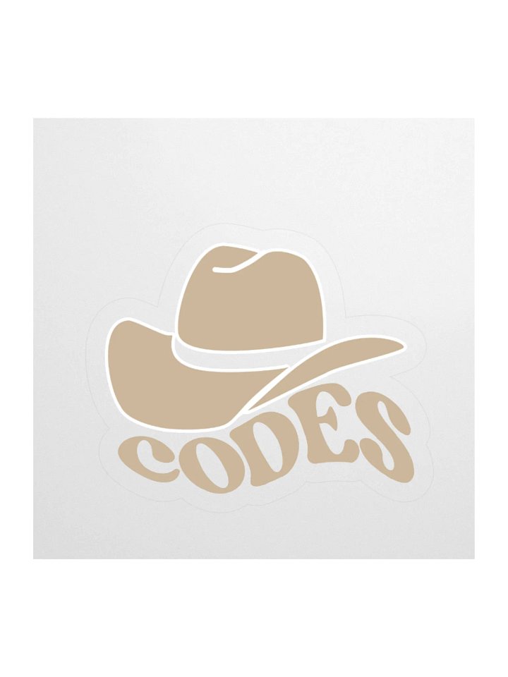 Cowboy CODES Sticker product image (1)