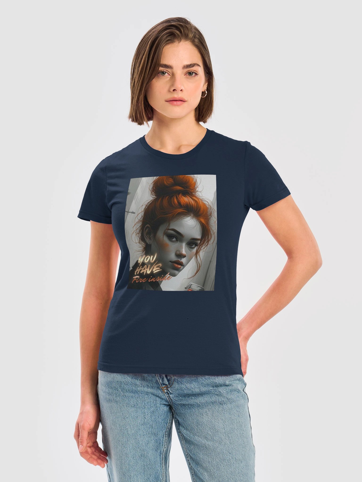 Mind Matter- You Have Fire Inside - Gildan Women's Basic Tee- Softstyle product image (4)