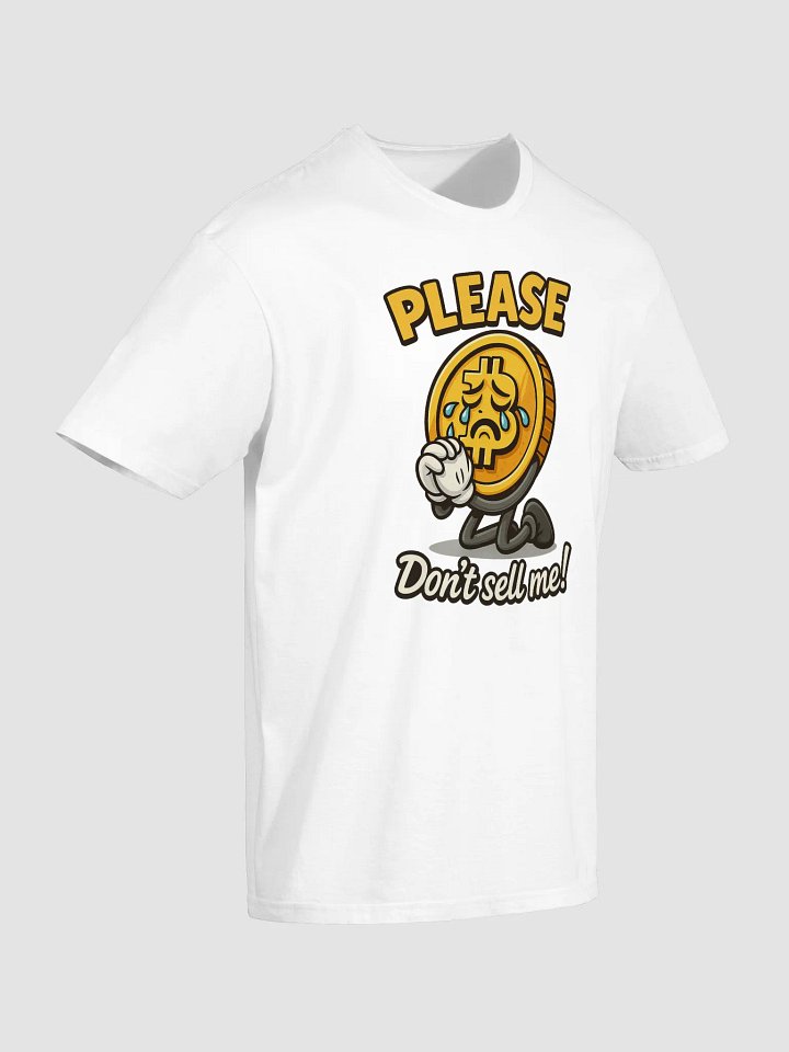 Pleading Bitcoin Mascot – Emotional Crypto Cartoon product image (2)