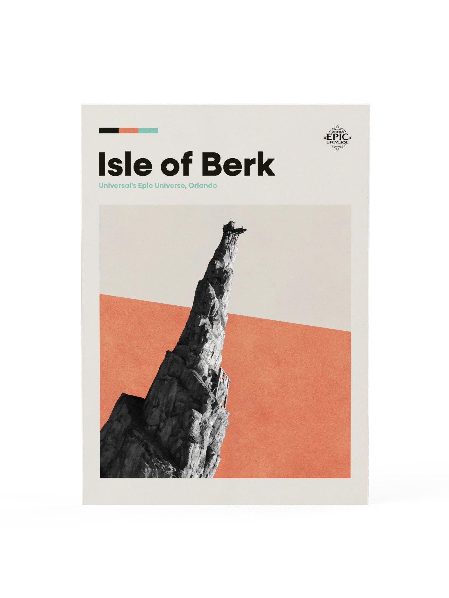 Isle of Berk Mid-Century Modern Poster product image (2)