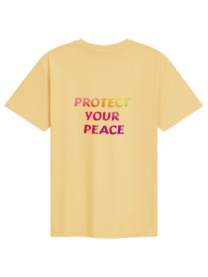 PROTECT YOUR PEACE | Anime Graphic T-Shirt for Gamers & Collectors | LofiArtLoft product image (2)