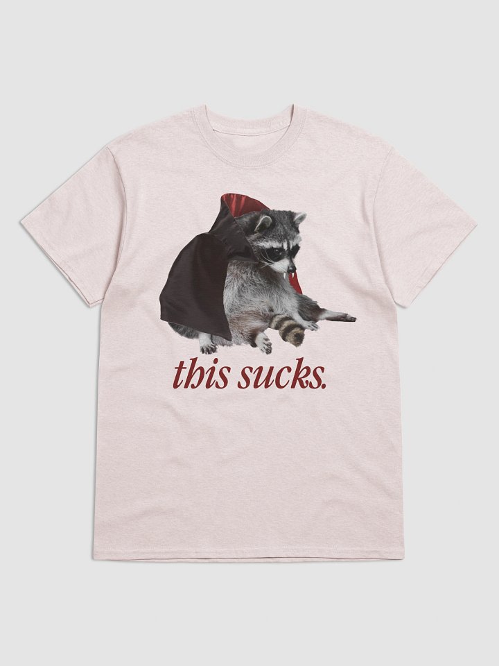 This Sucks - Halloween vampire raccoon t-shirt product image (1)