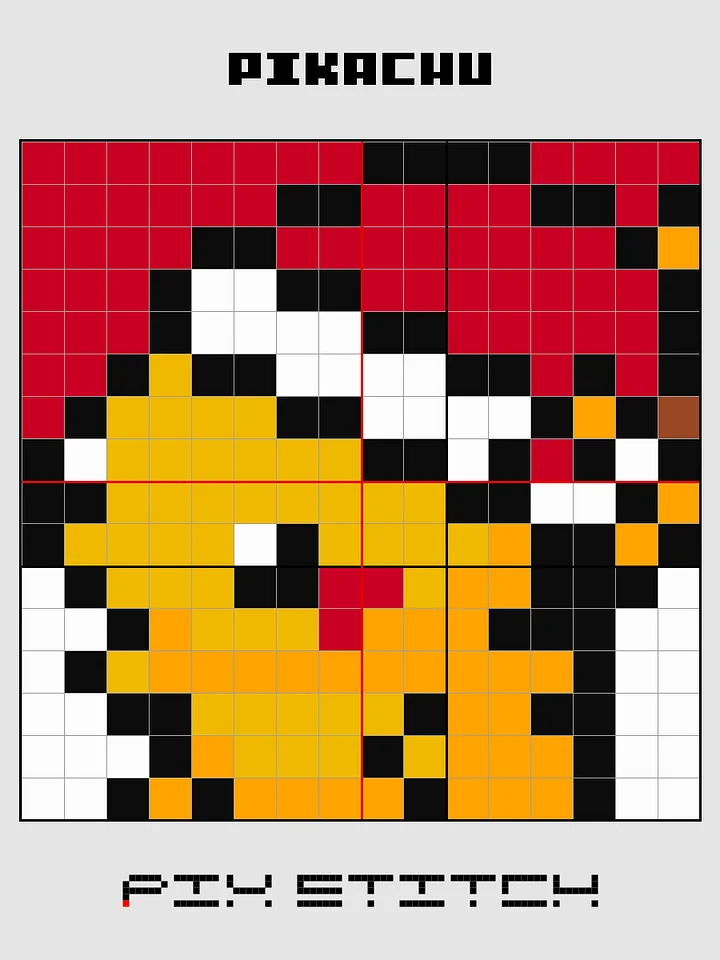 Pikachu Pixel Art product image (2)