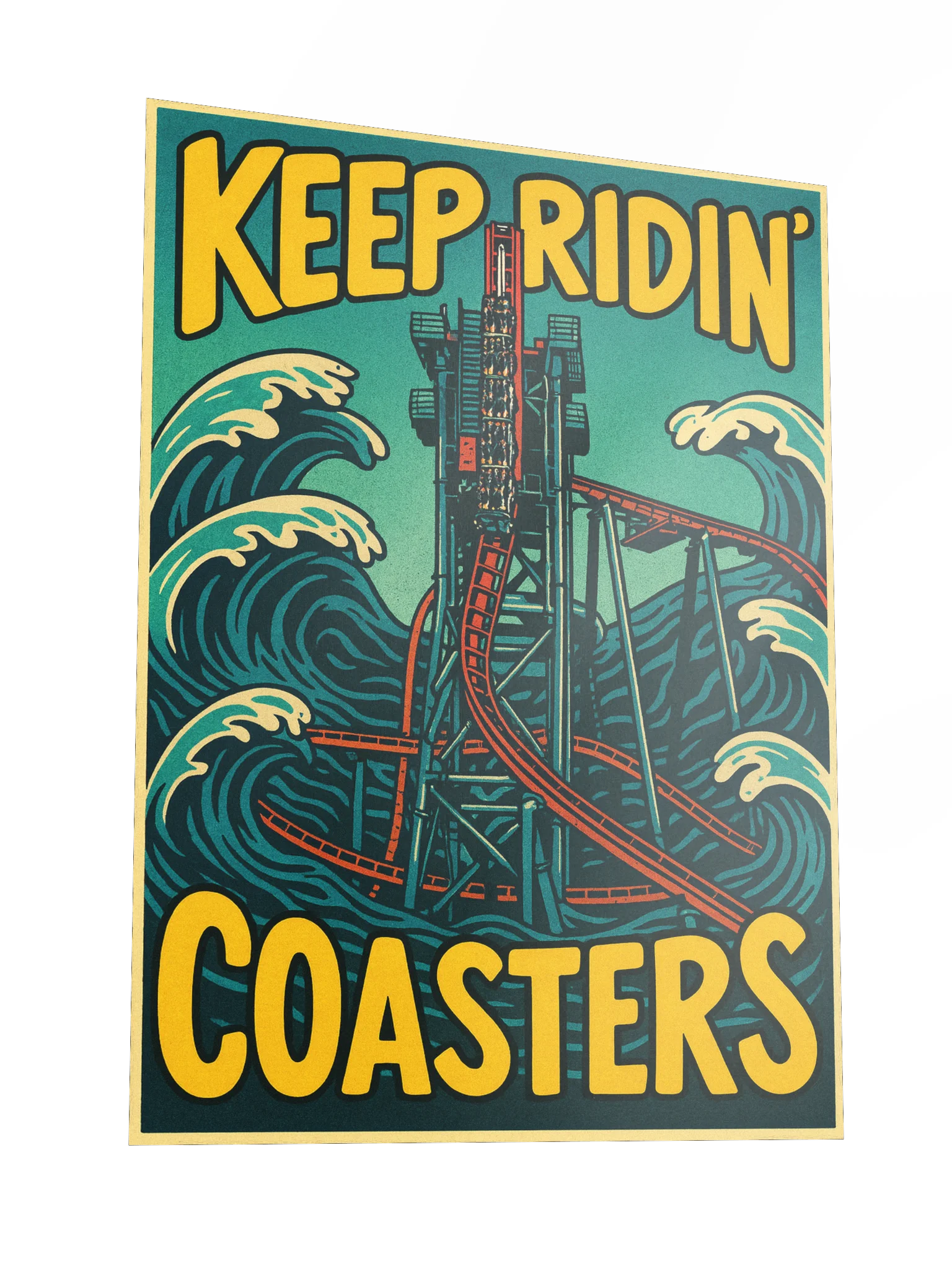 Vertical Tilt Coaster - Siren's Poster | 18x24" product image (3)