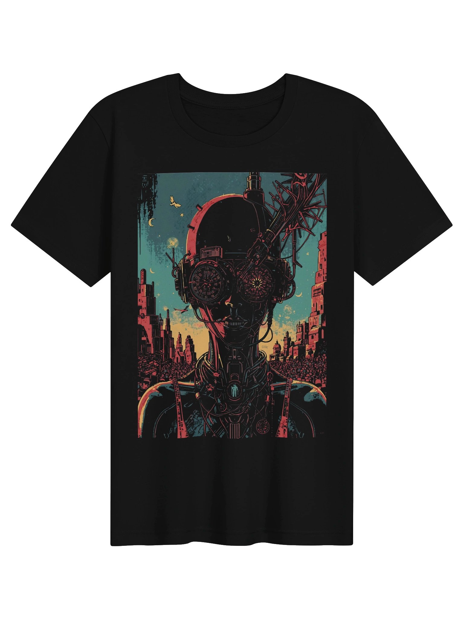 Future Dystopia Glitch Lightweight T-Shirt product image (1)