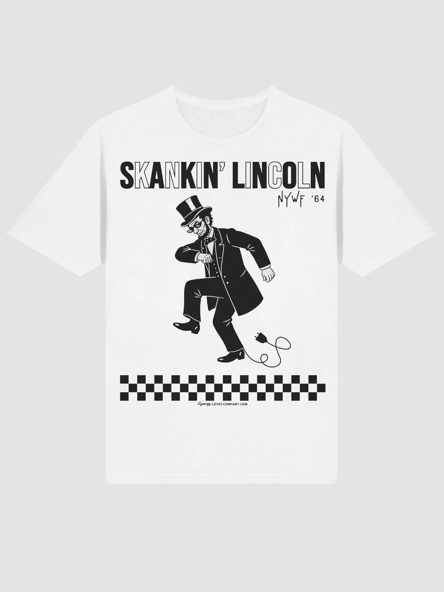 Skankin Lincoln - Light color T-Shirt product image (3)