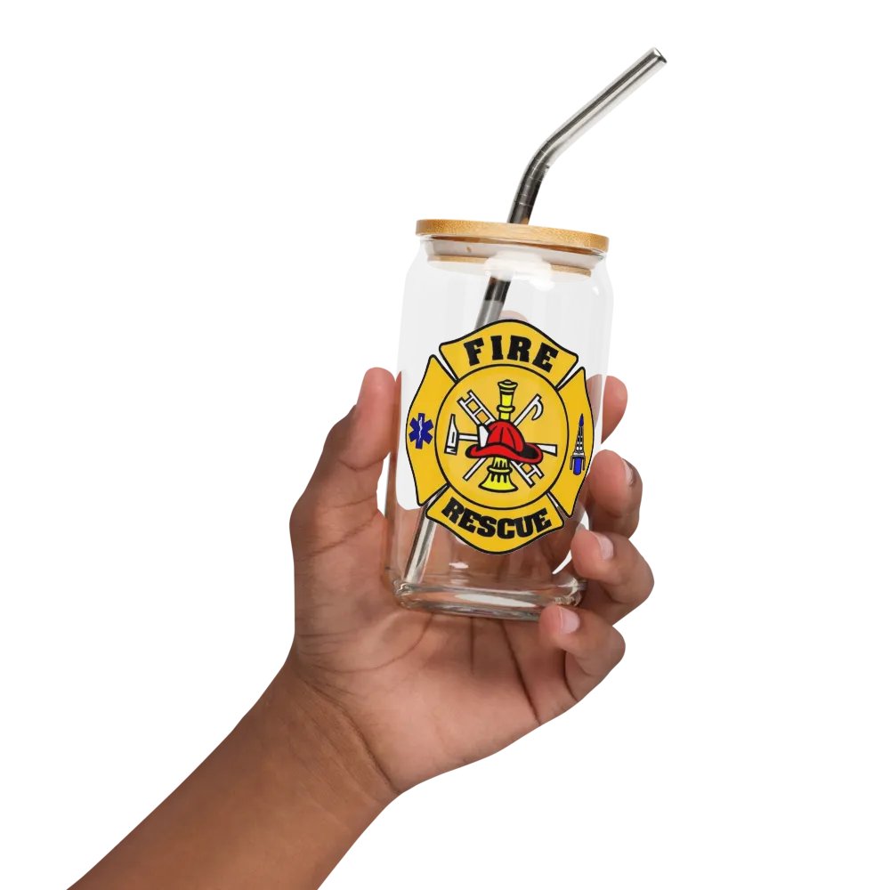 Can-Shaped Glass with Lid & Straw product image (7)