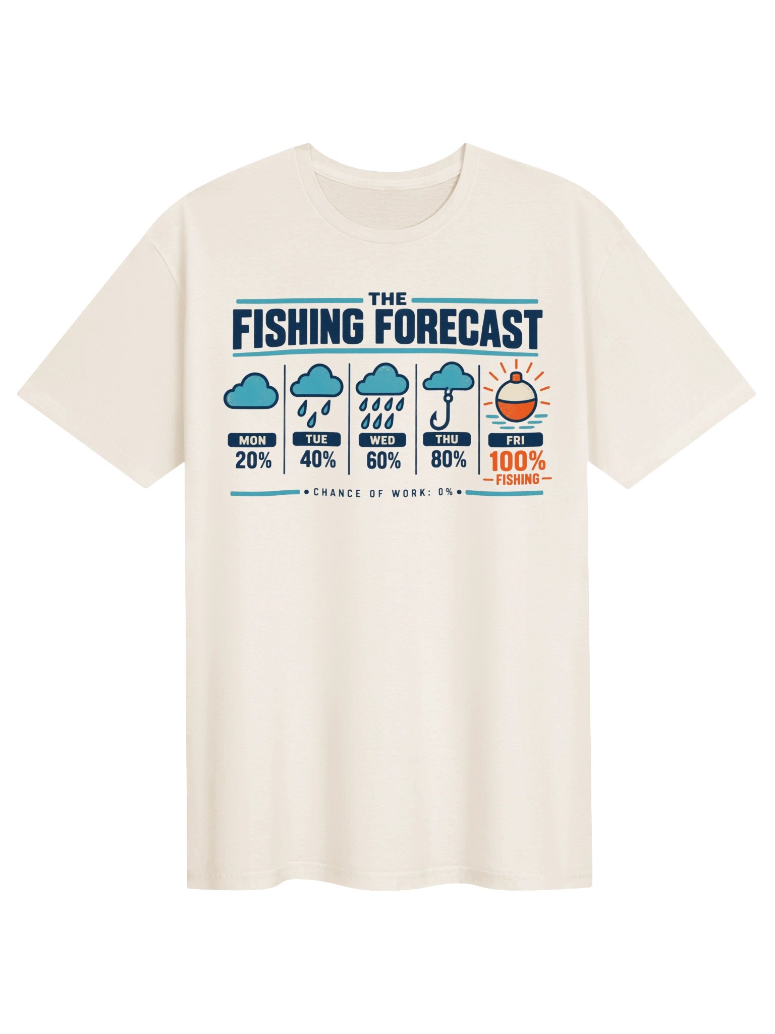 The Fishing Forecast T-Shirt product image (1)
