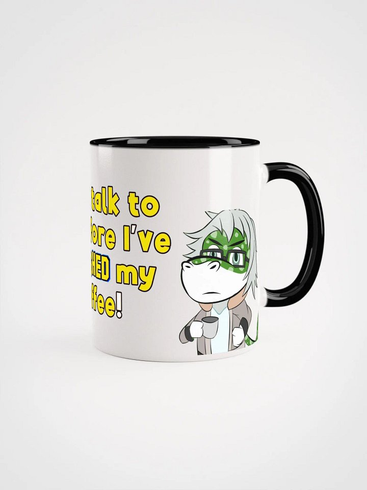Ikari Ceramic Cup - "Don't Talk to me before I've "Fin"ished my Coffee!" product image (1)