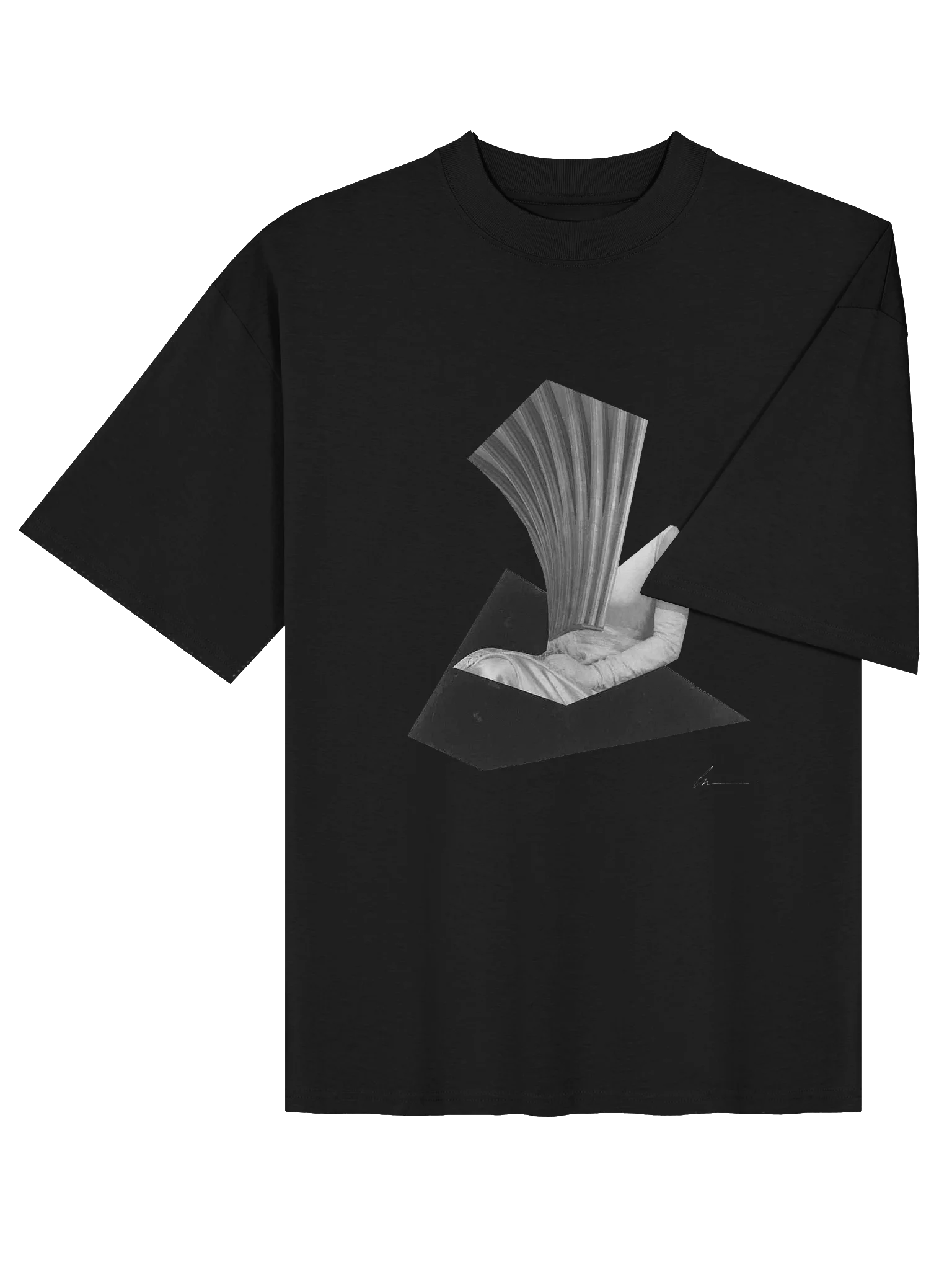 003 SHIFT UNISEX OVERSIZED T-SHIRT ANIMUS BK 26 product image (4)