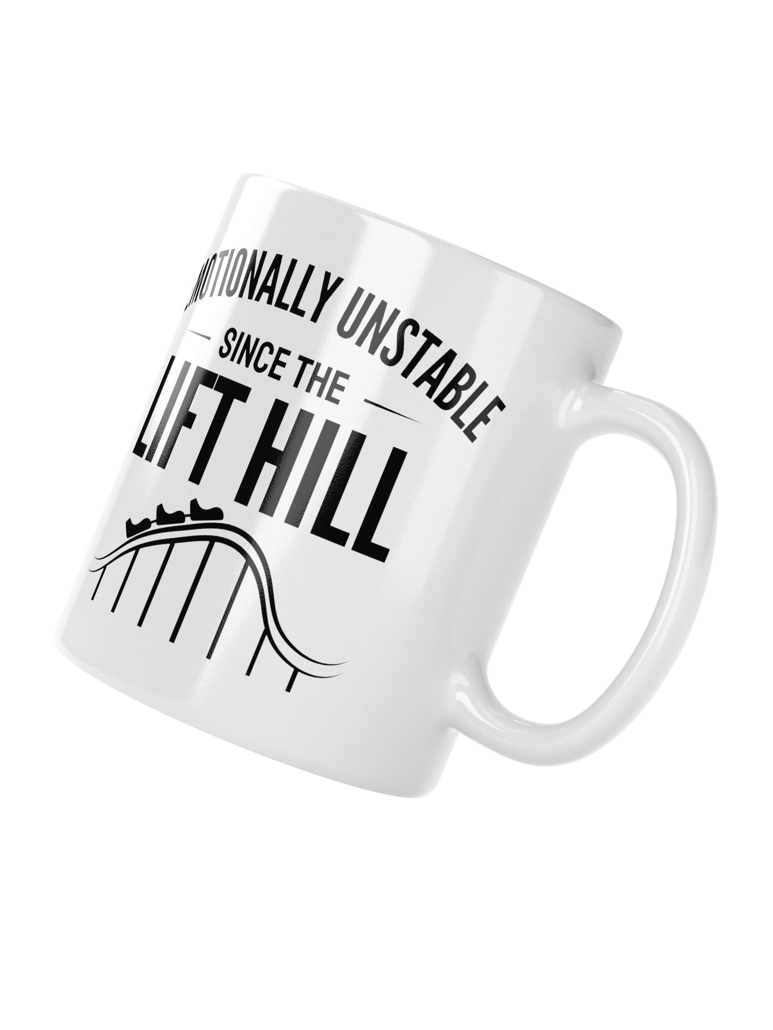 Emotionally Unstable Since the Lift Hill – Roller Coaster Coffee Mug product image (10)