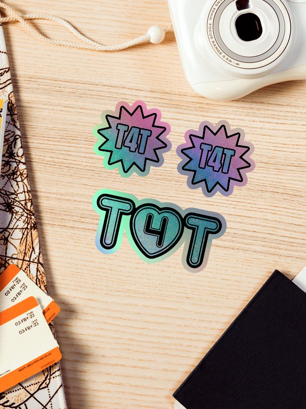 Holographic T4T Sticker Sheet product image (3)