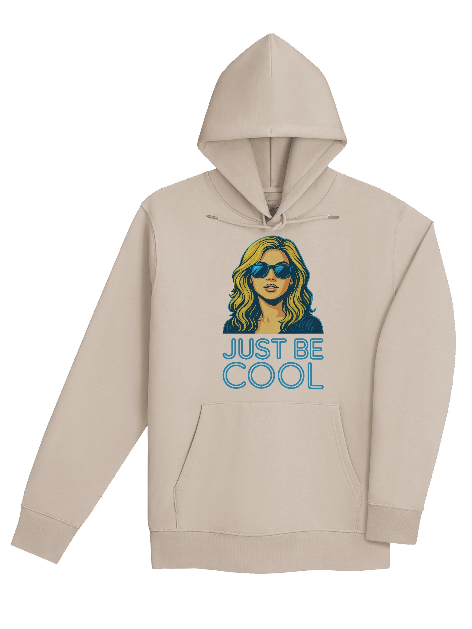 The JUST BE COOL (Pop Art) Graphic Hoodie product image (8)