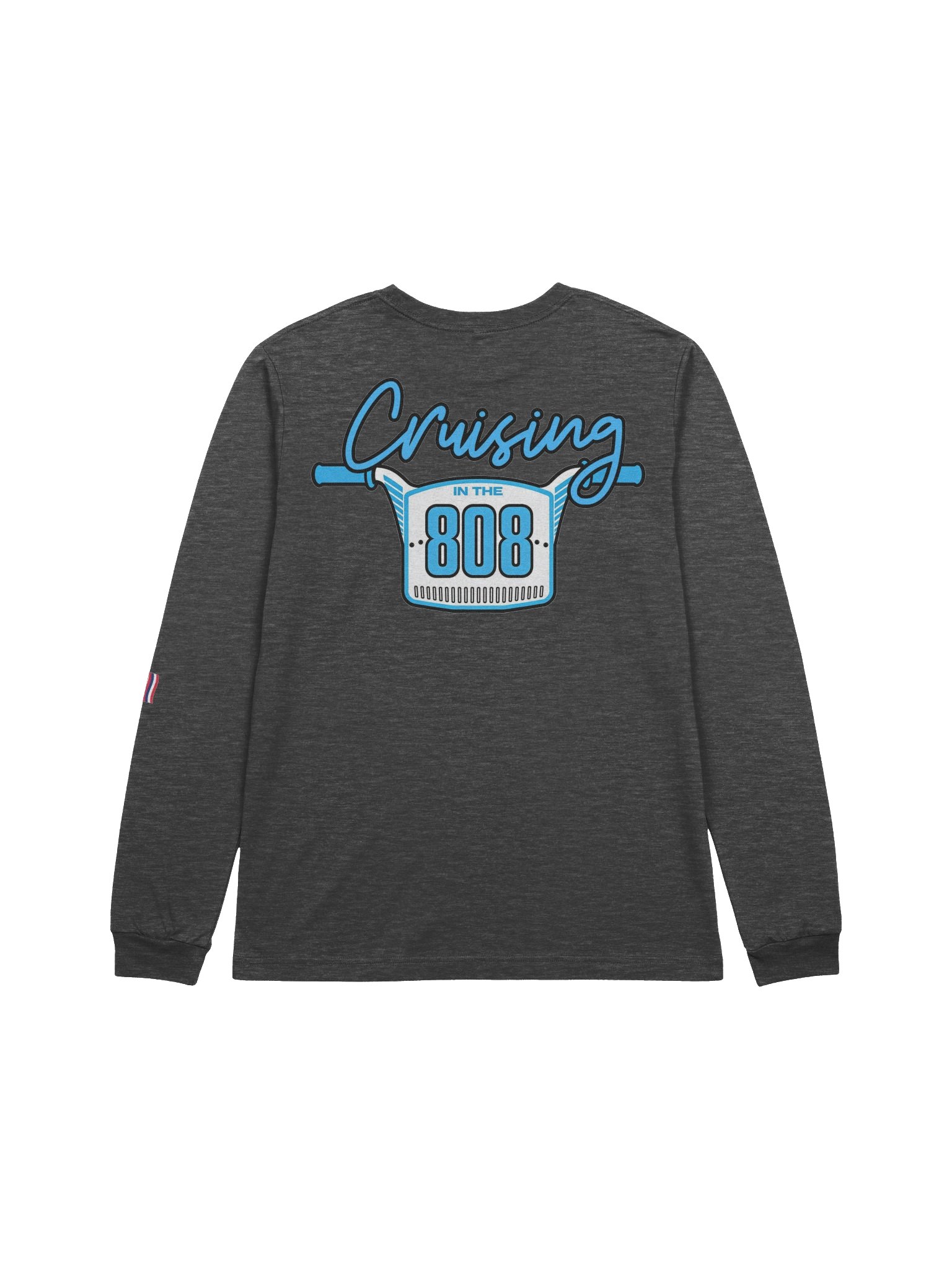 Cruising In the 808 Number Plate Long Sleeve Super Soft T product image (12)