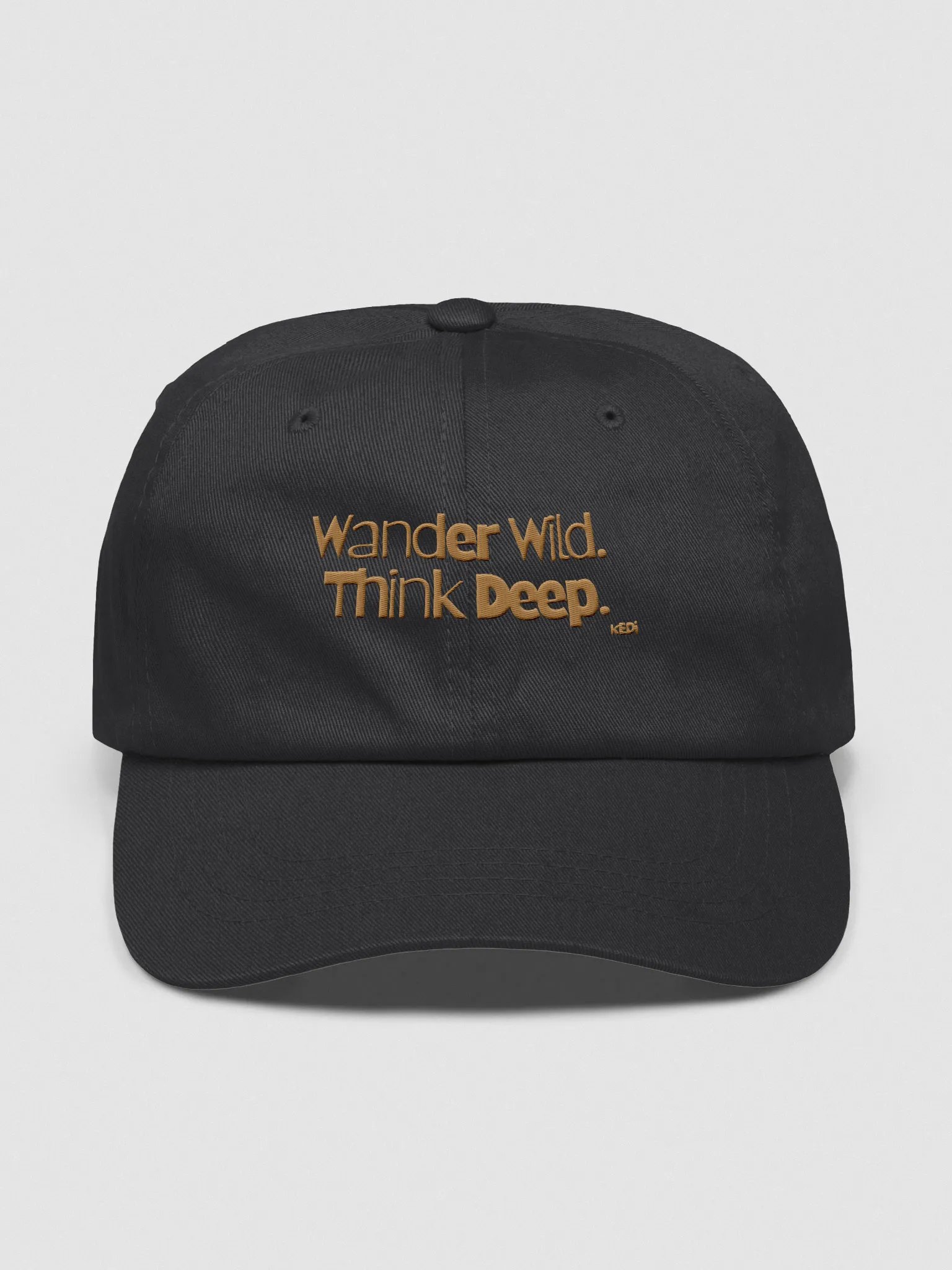 Wander Wild. Think Deep. Embroidered Dad Hat product image (1)
